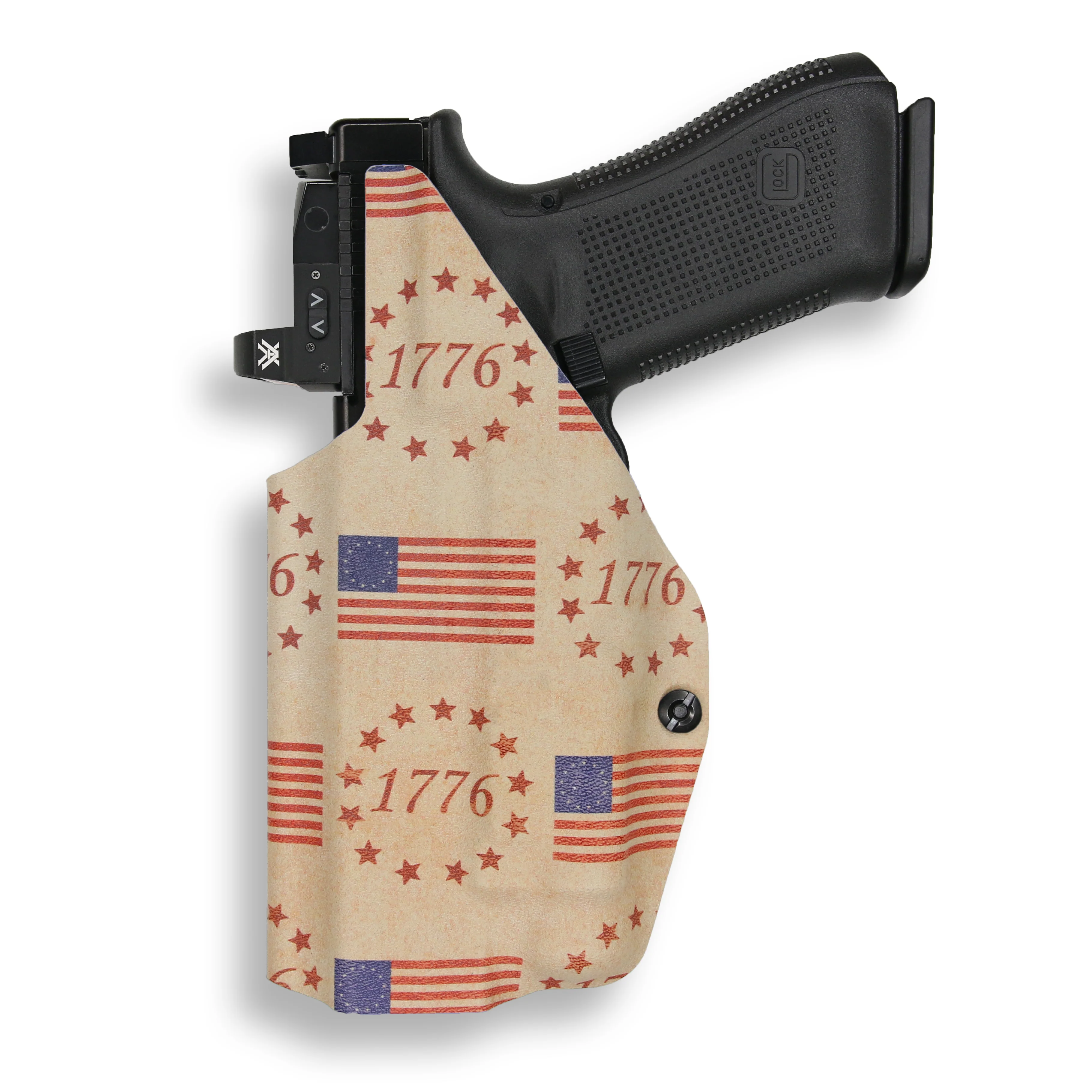 Glock 34 MOS with Streamlight TLR-1/1S/HL Light Red Dot Optic Cut IWB Holster - Image 31
