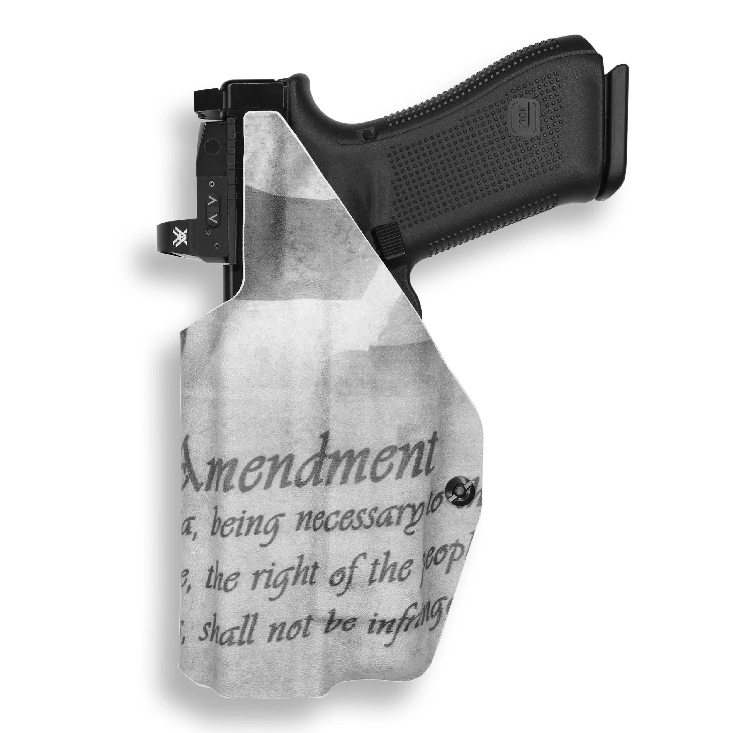 Glock 34 MOS with Streamlight TLR-1/1S/HL Light Red Dot Optic Cut IWB Holster - Image 33