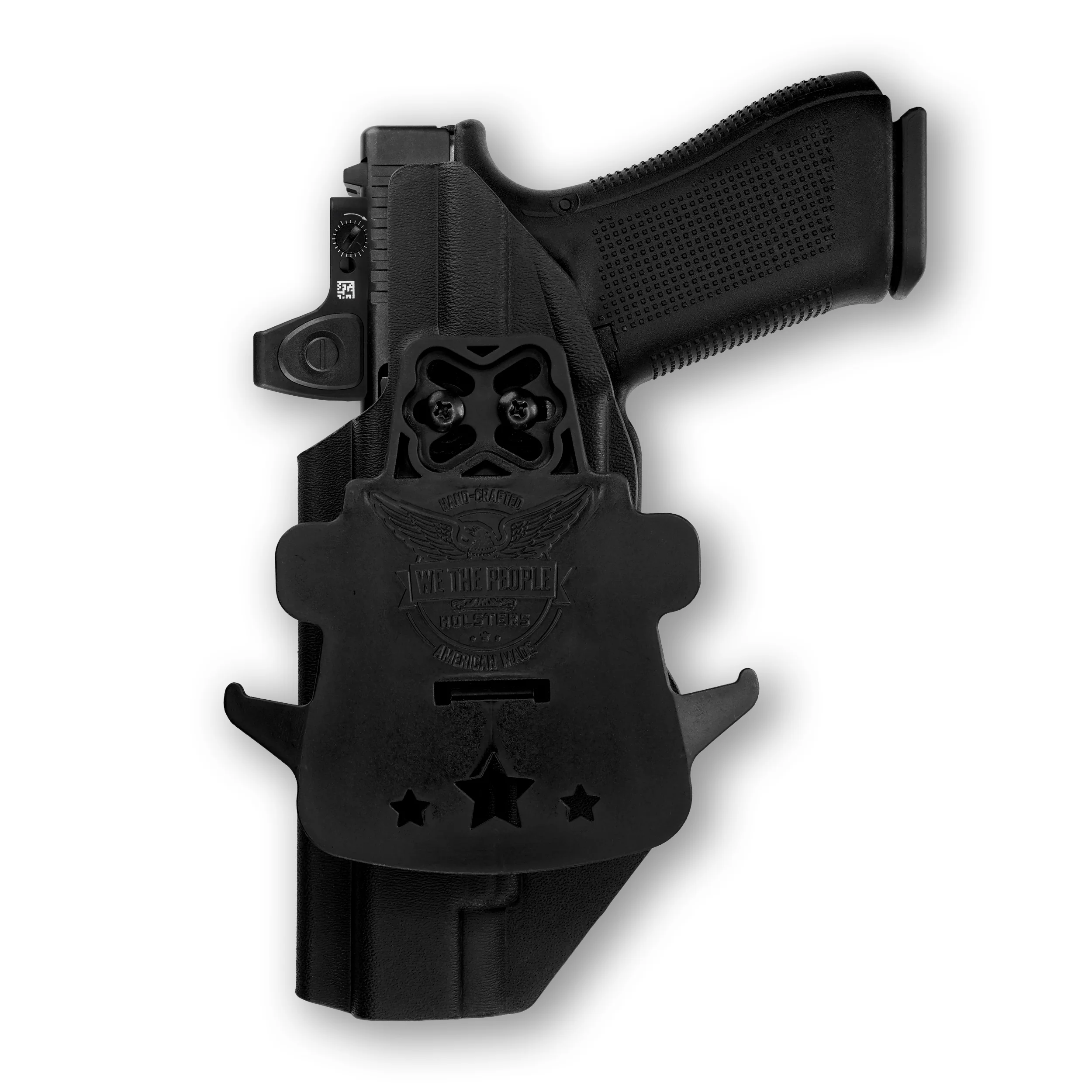 Glock 34 MOS with Crimson Trace CMR-201 Rail Master Universal Laser Red Dot Optic Cut OWB Holster - Image 2
