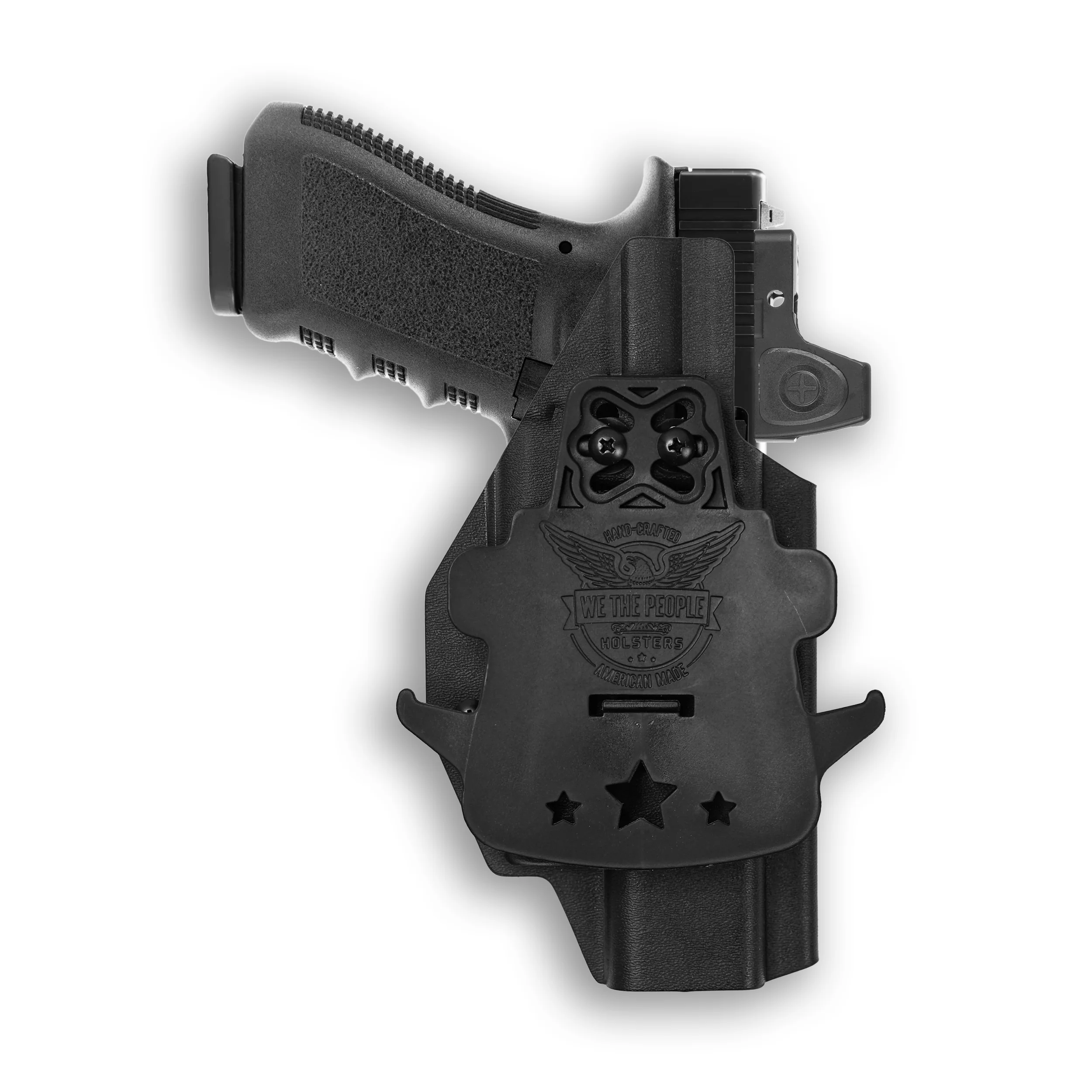 Glock 34 MOS with Inforce WILD1 Light Red Dot Optic Cut OWB Holster - Image 4