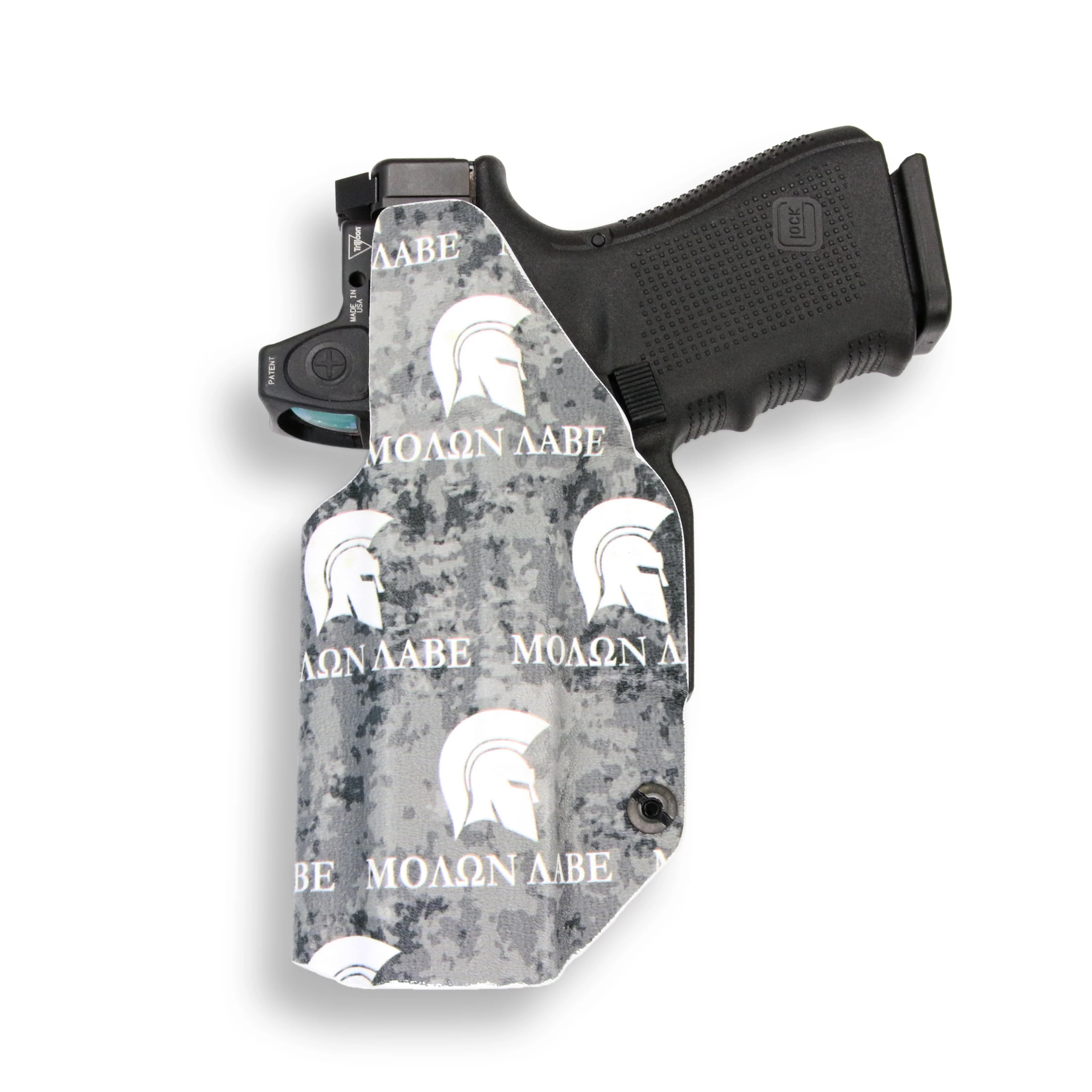 Glock 35 MOS with Olight Baldr RL Mini Light Red Dot Optic Cut IWB Holster - Image 28