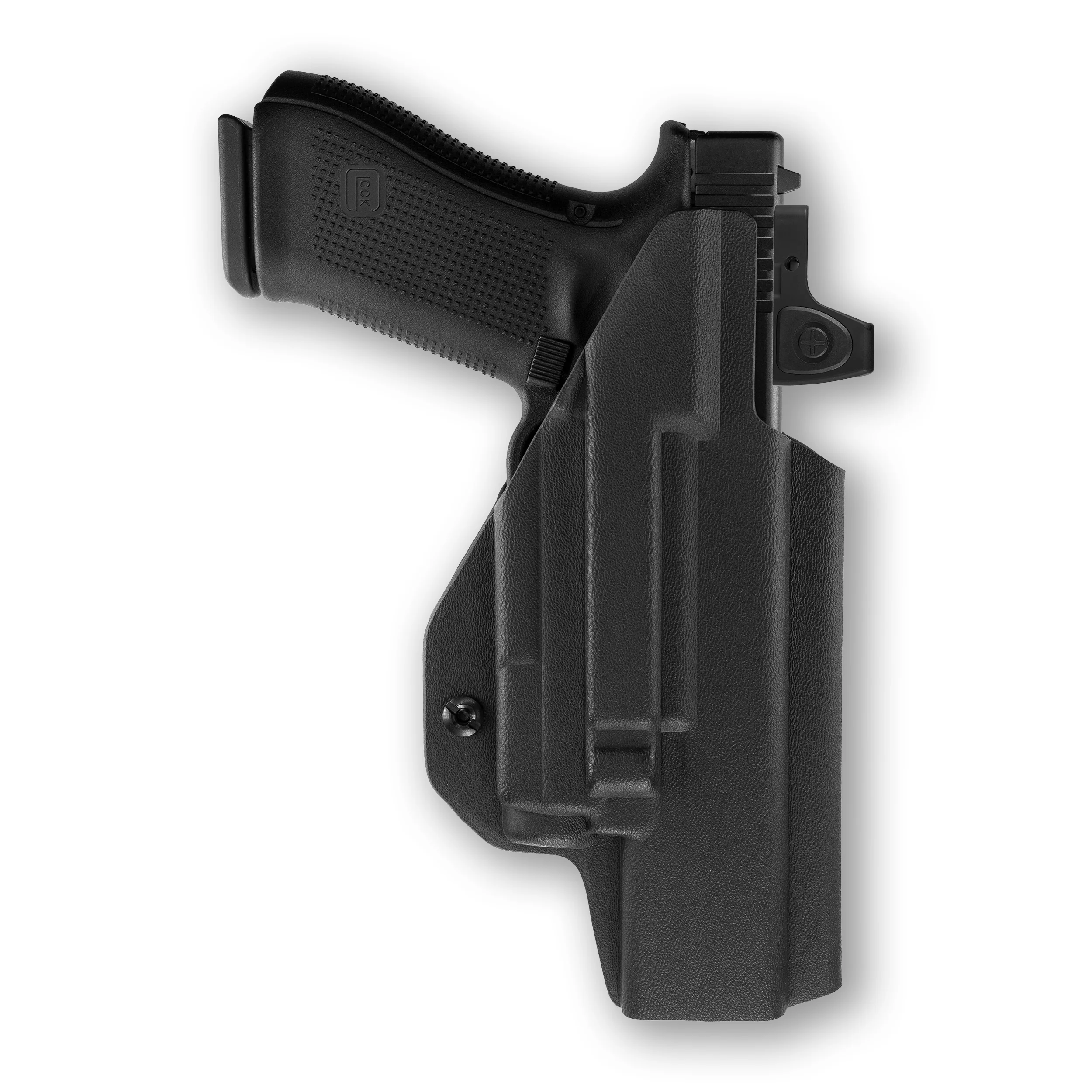 Glock 34 MOS with Olight Baldr S Light Red Dot Optic Cut IWB Holster - Image 4