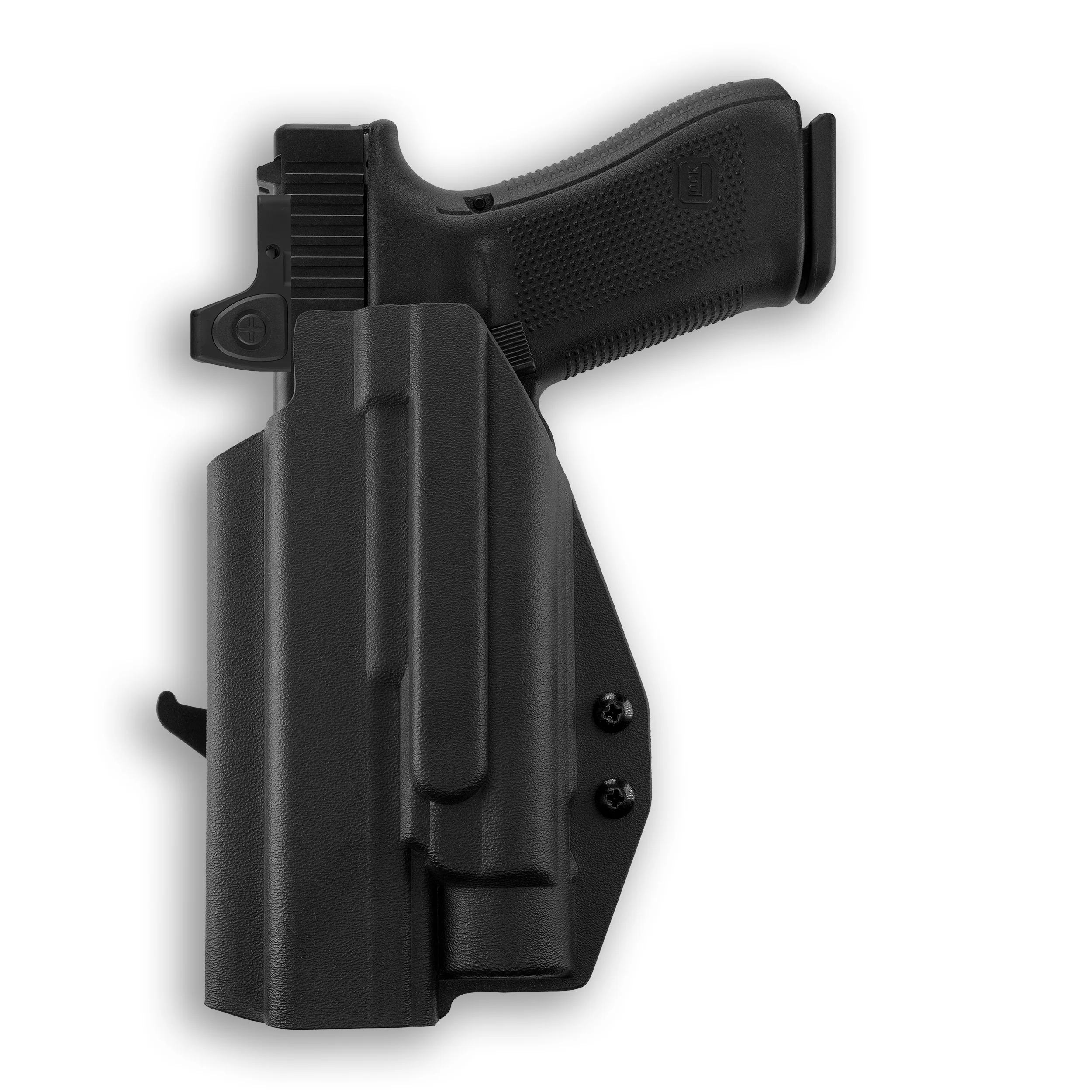 Glock 34 MOS with Streamlight TLR-1 HL-X Light Red Dot Optic Cut OWB Holster - Image 3