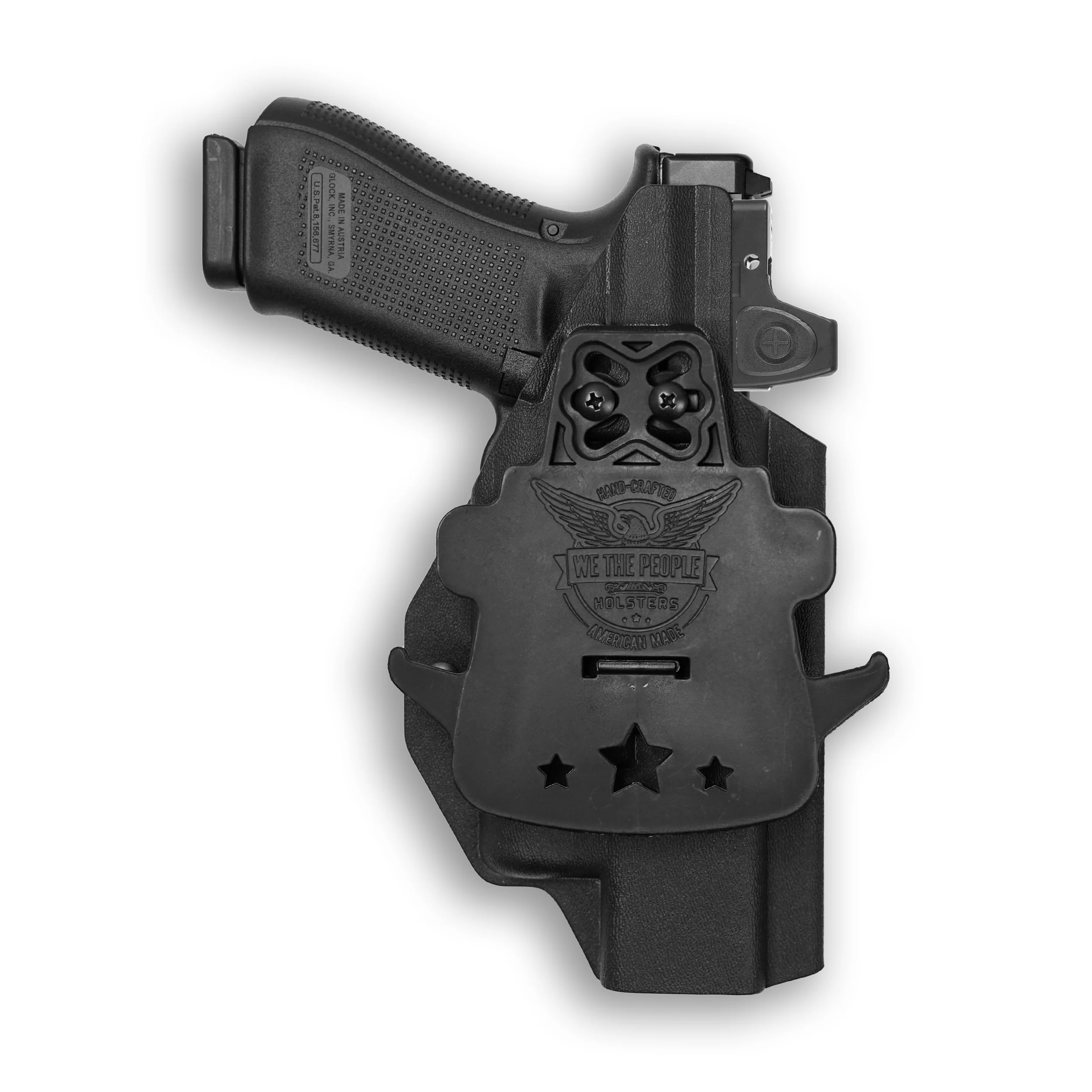 Glock 35 MOS with Streamlight TLR-3 Light Red Dot Optic Cut OWB Holster - Image 4