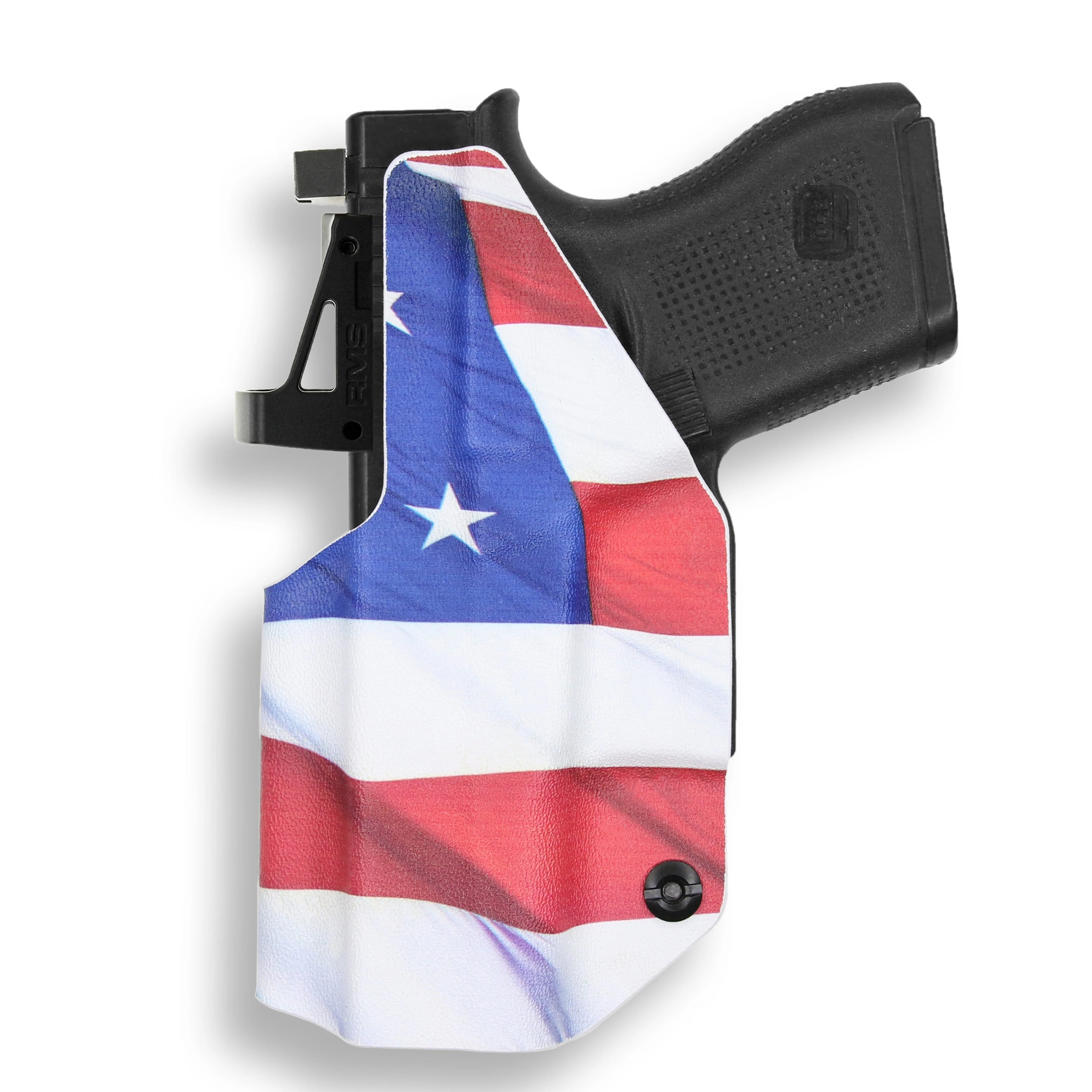 Glock 43/43X with Streamlight TLR-7 Sub Light Red Dot Optic Cut IWB Holster - Image 10