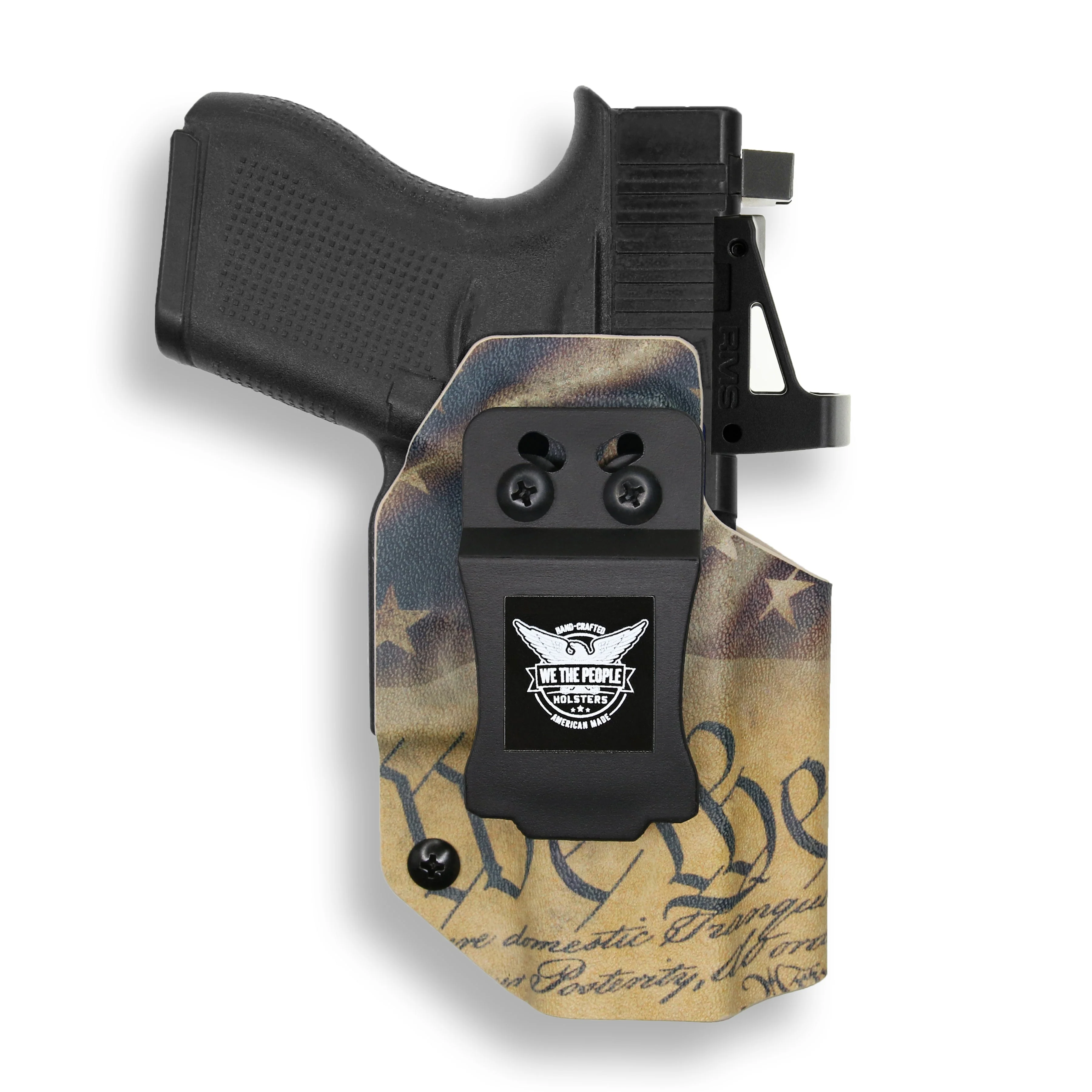 Glock 43/43X with Streamlight TLR-7 Sub Light Red Dot Optic Cut IWB Holster - Image 11
