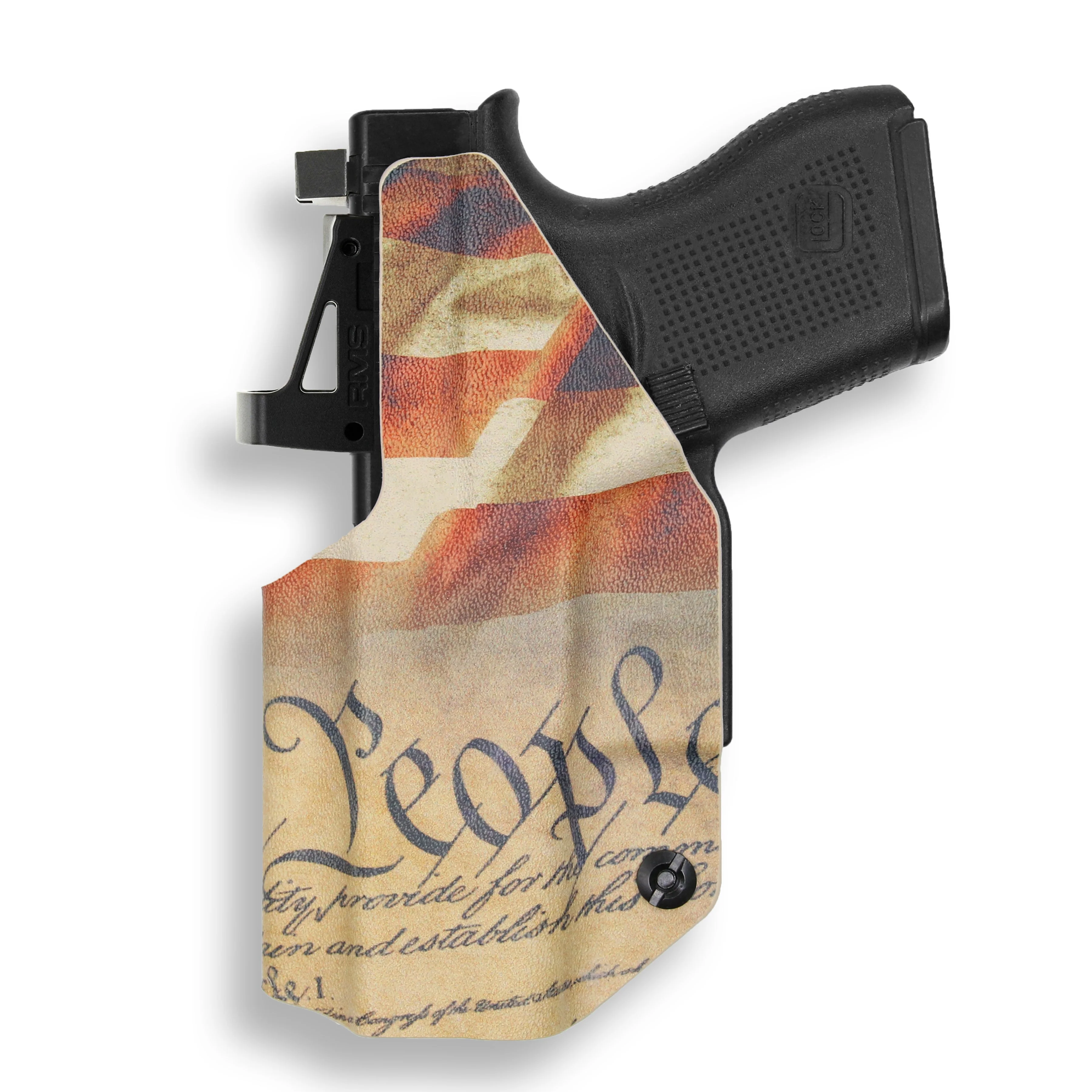 Glock 43/43X with Streamlight TLR-7 Sub Light Red Dot Optic Cut IWB Holster - Image 12