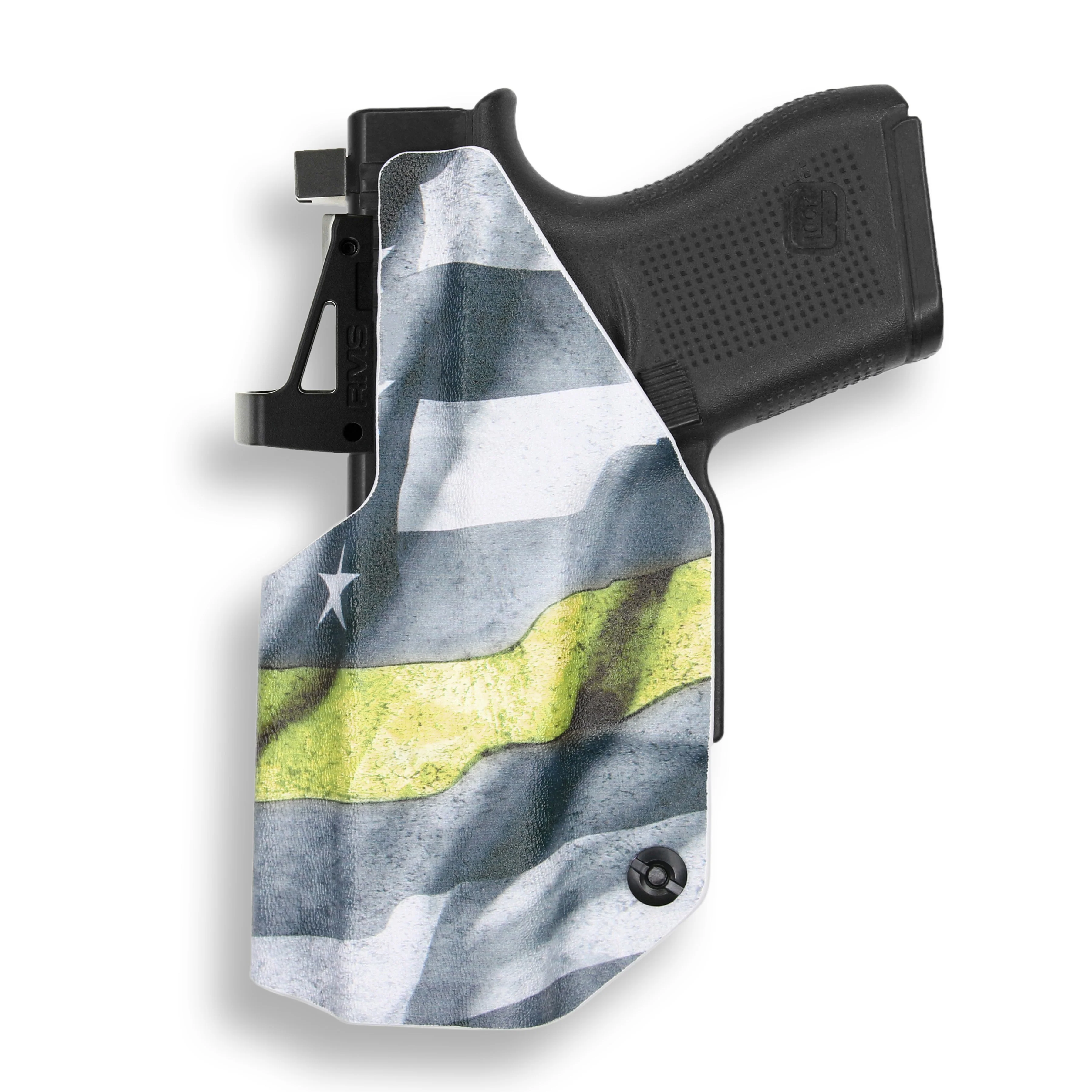 Glock 43/43X with Streamlight TLR-7 Sub Light Red Dot Optic Cut IWB Holster - Image 18
