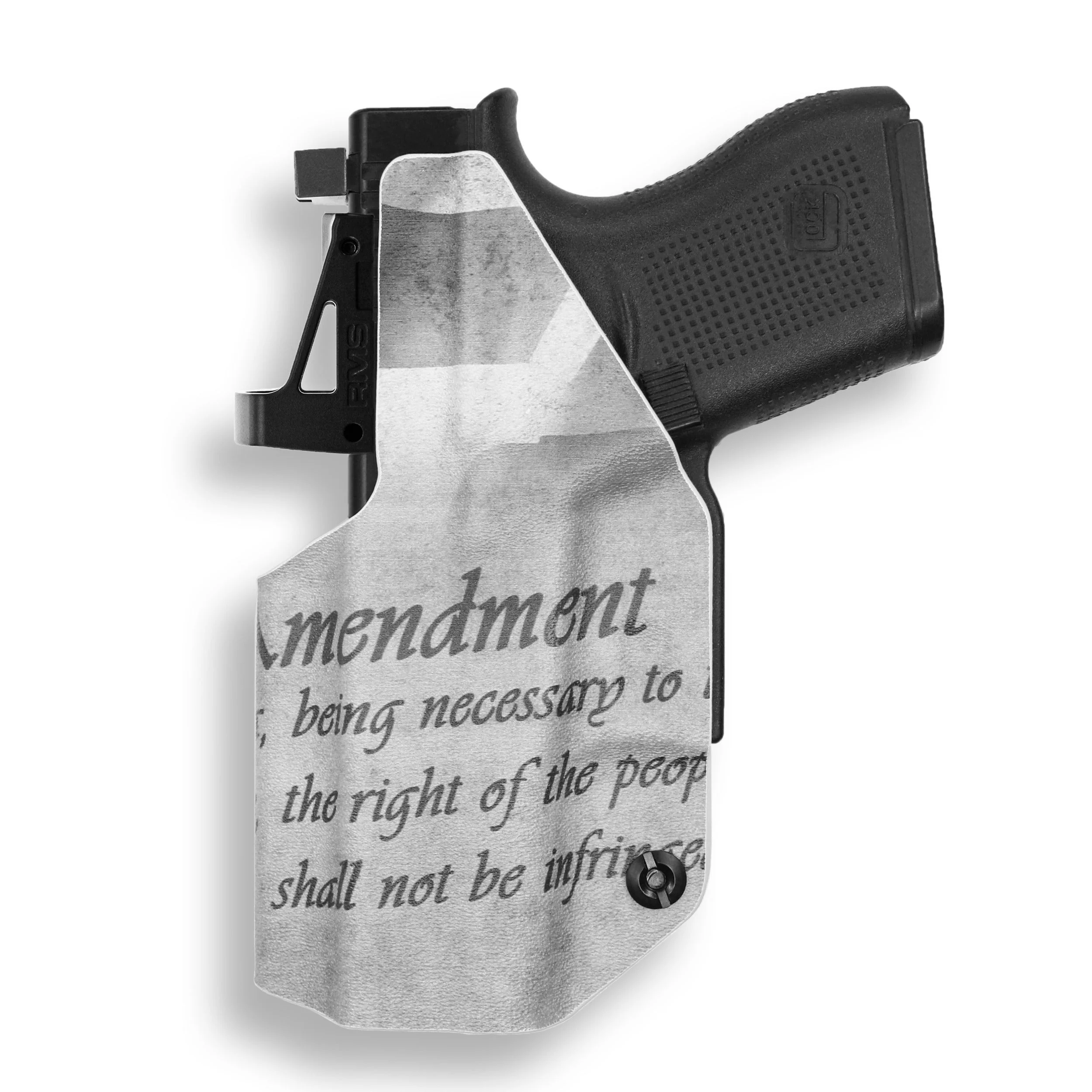 Glock 43/43X with Streamlight TLR-7 Sub Light Red Dot Optic Cut IWB Holster - Image 34