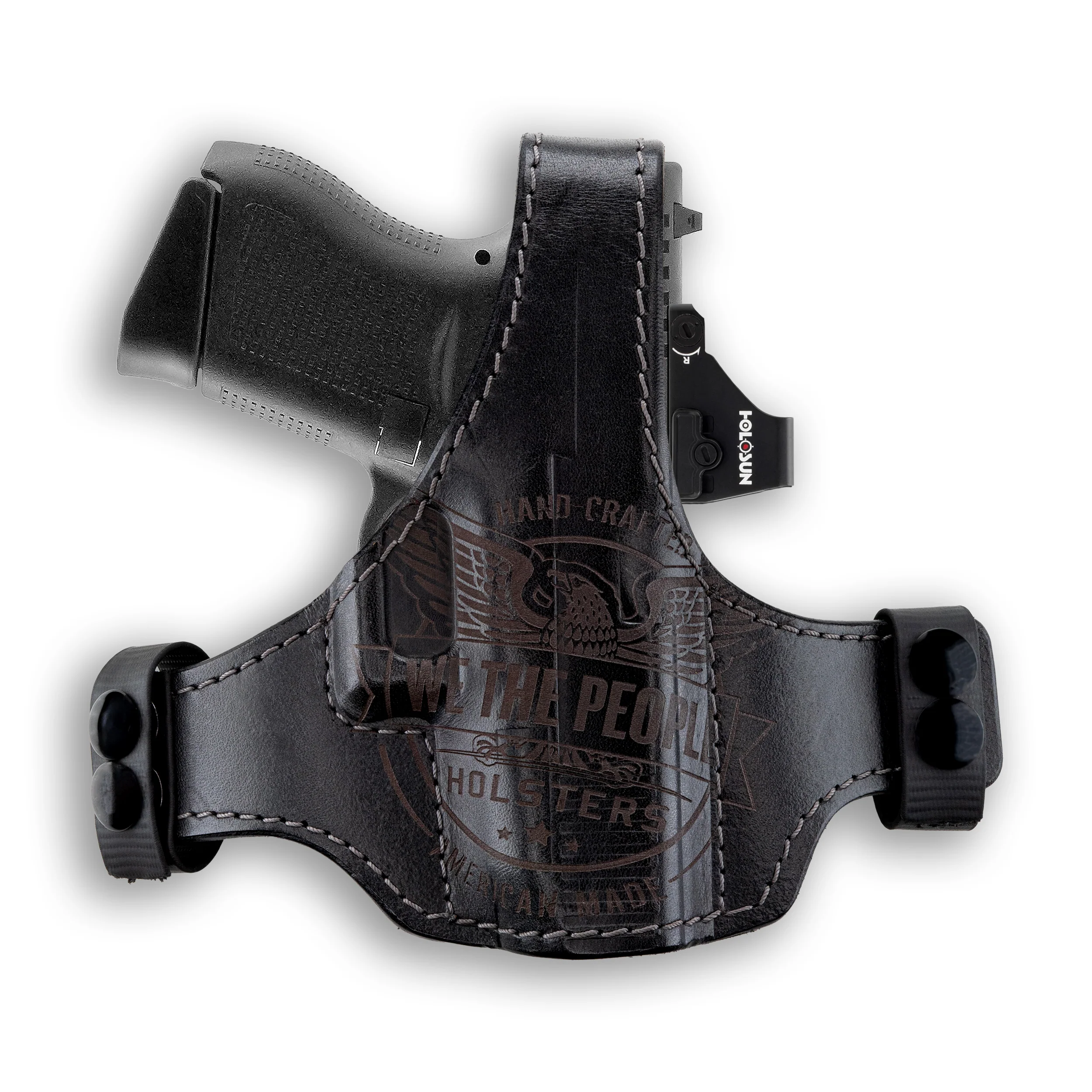 Glock 43 Independence Thumb Break Leather OWB Holster - Image 3
