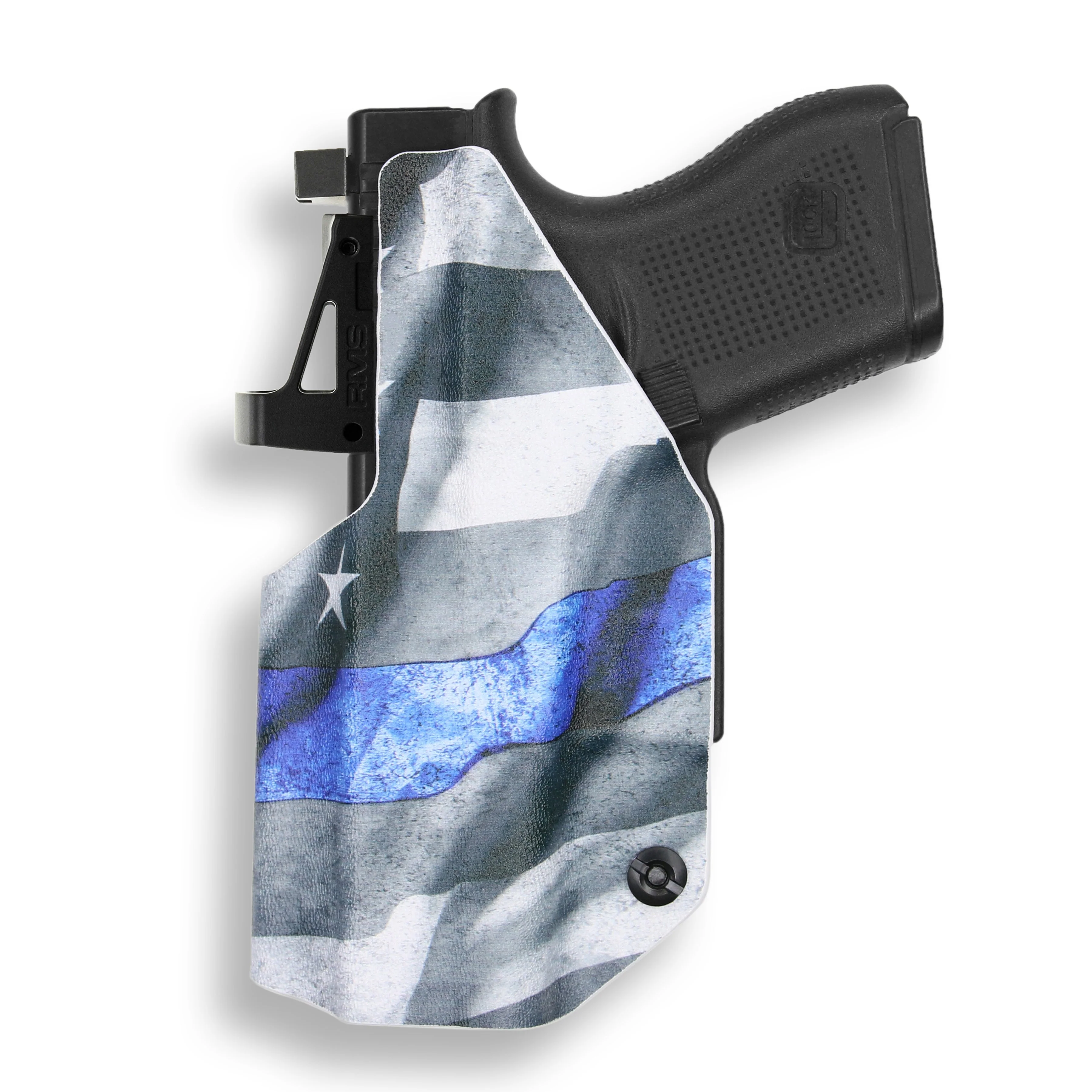 Glock 43X Rail with Streamlight TLR-7 Sub Light Red Dot Optic Cut IWB Holster - Image 14