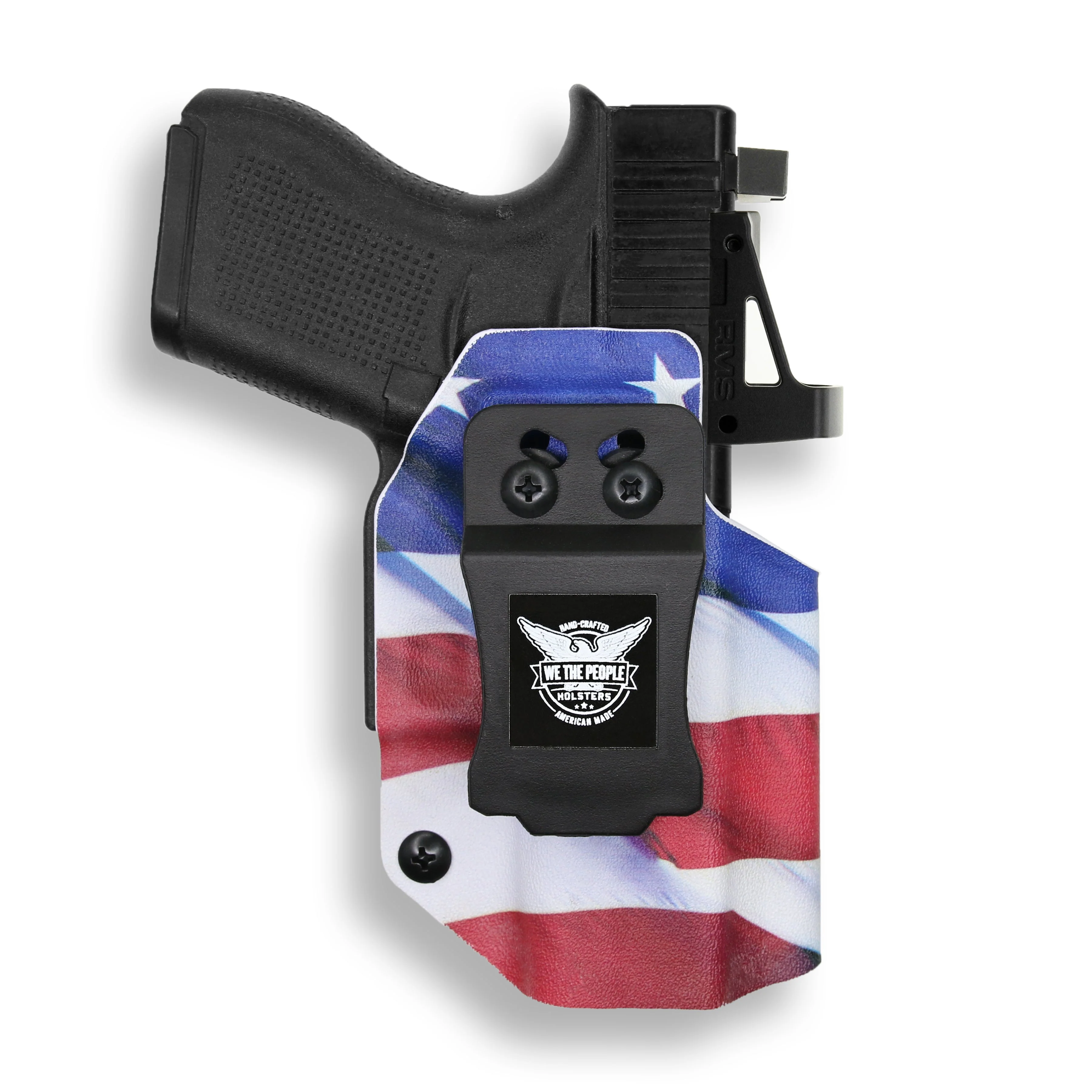 Glock 43X Rail with Streamlight TLR-7 Sub Light Red Dot Optic Cut IWB Holster - Image 9