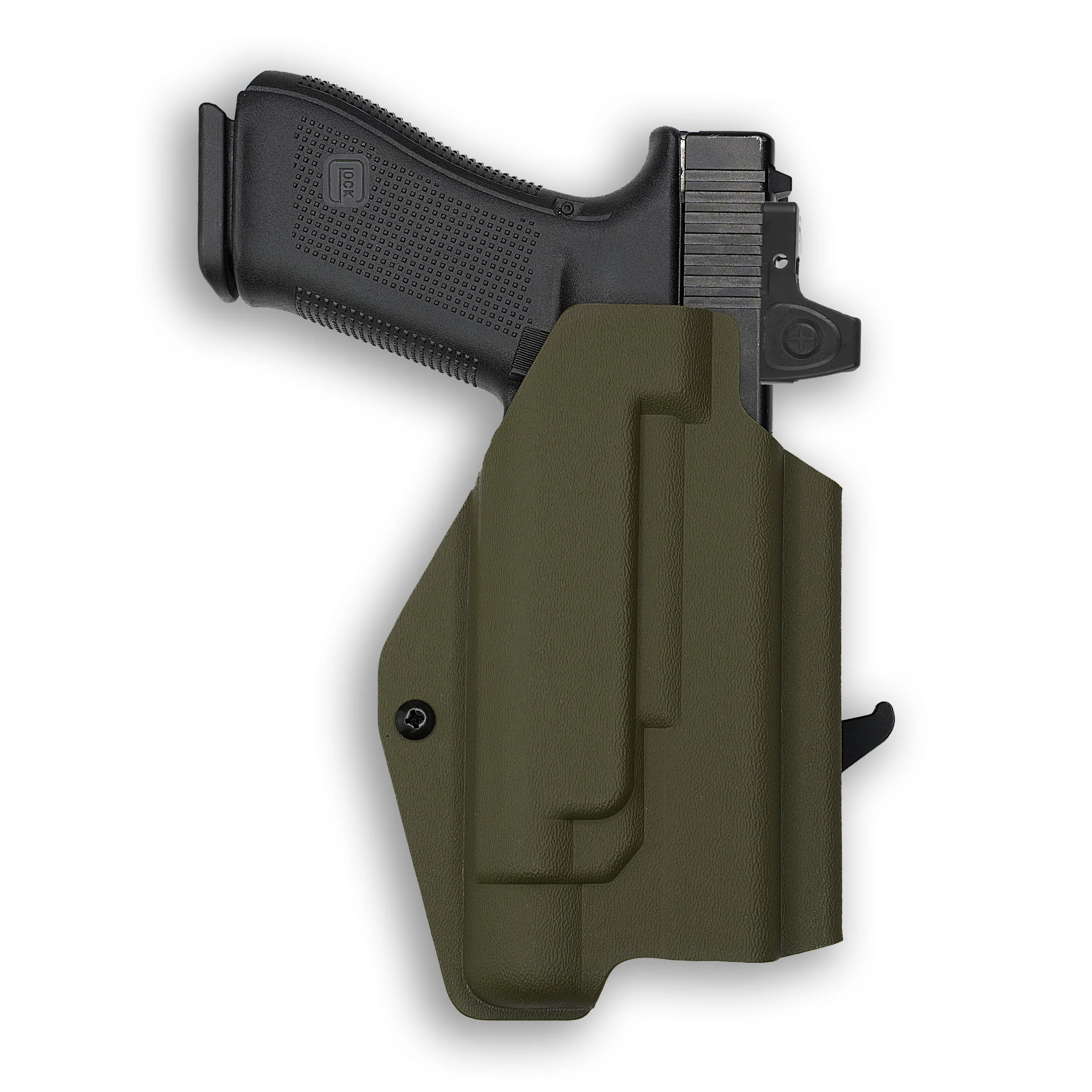 Glock 43X Rail with Streamlight TLR-7 Sub Light Red Dot Optic Cut OWB Holster - Image 103