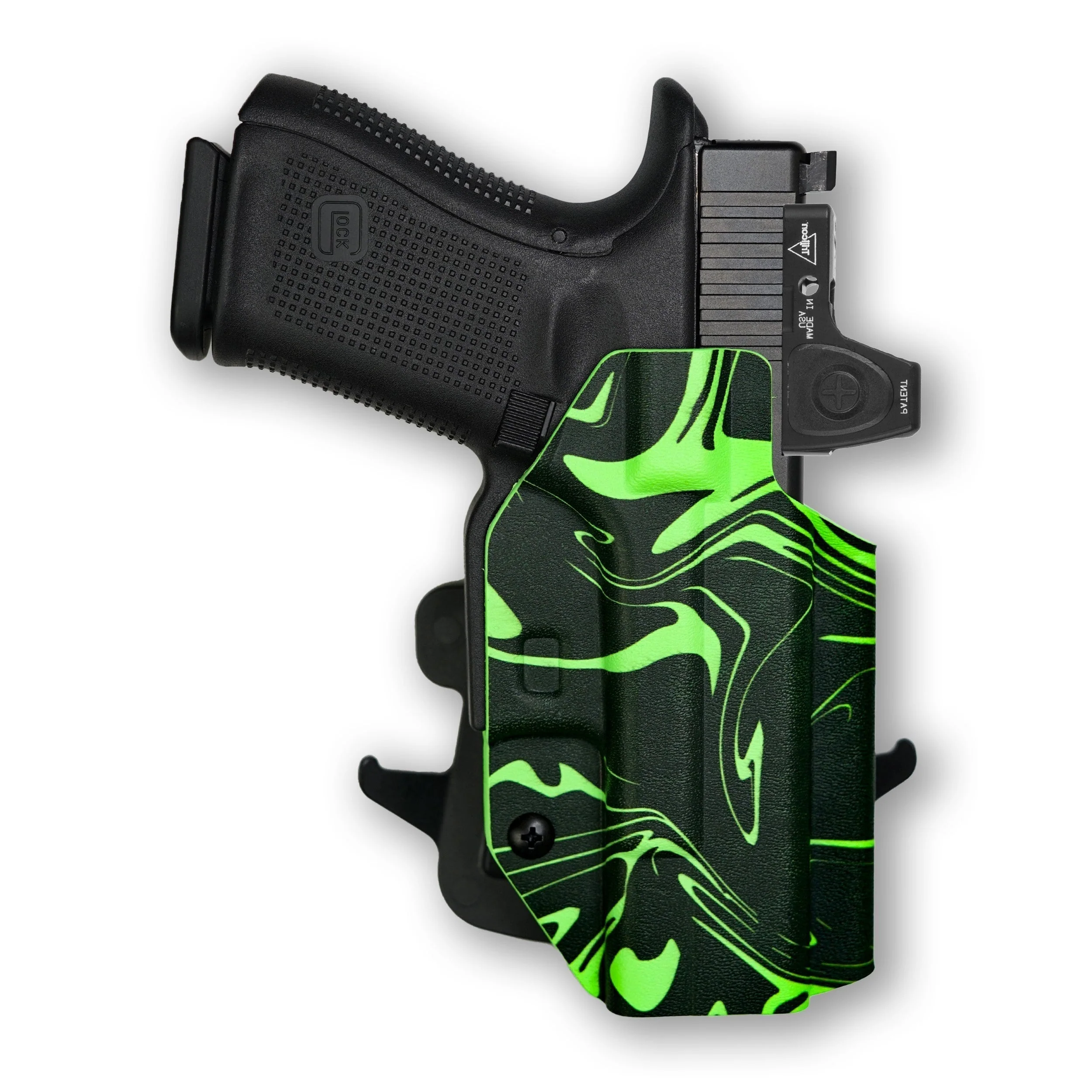 Glock 44 with Inforce WILD1 Light Red Dot Optic Cut OWB Holster - Image 55