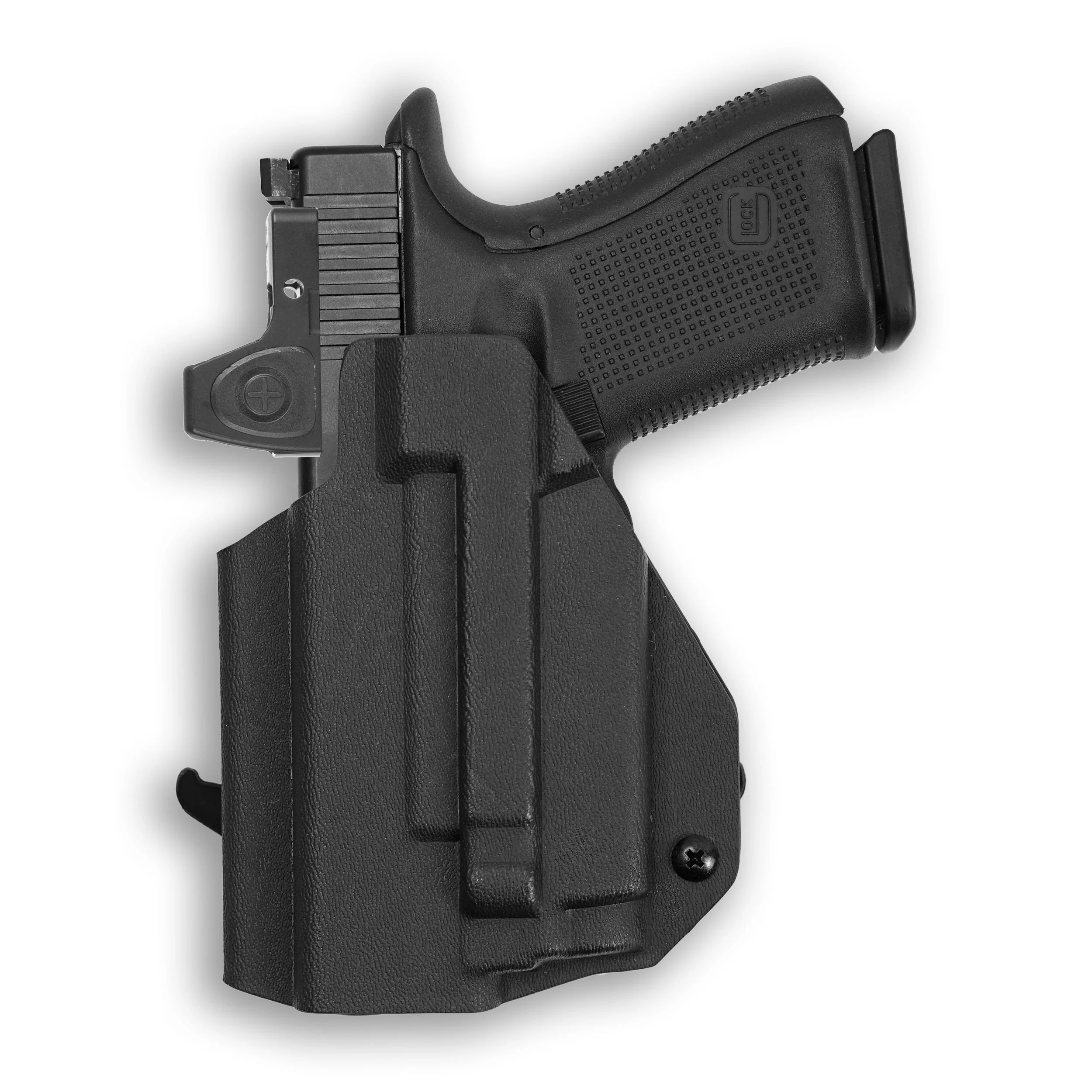 Glock 44 with Olight Baldr RL Mini Light Red Dot Optic Cut OWB Holster - Image 3