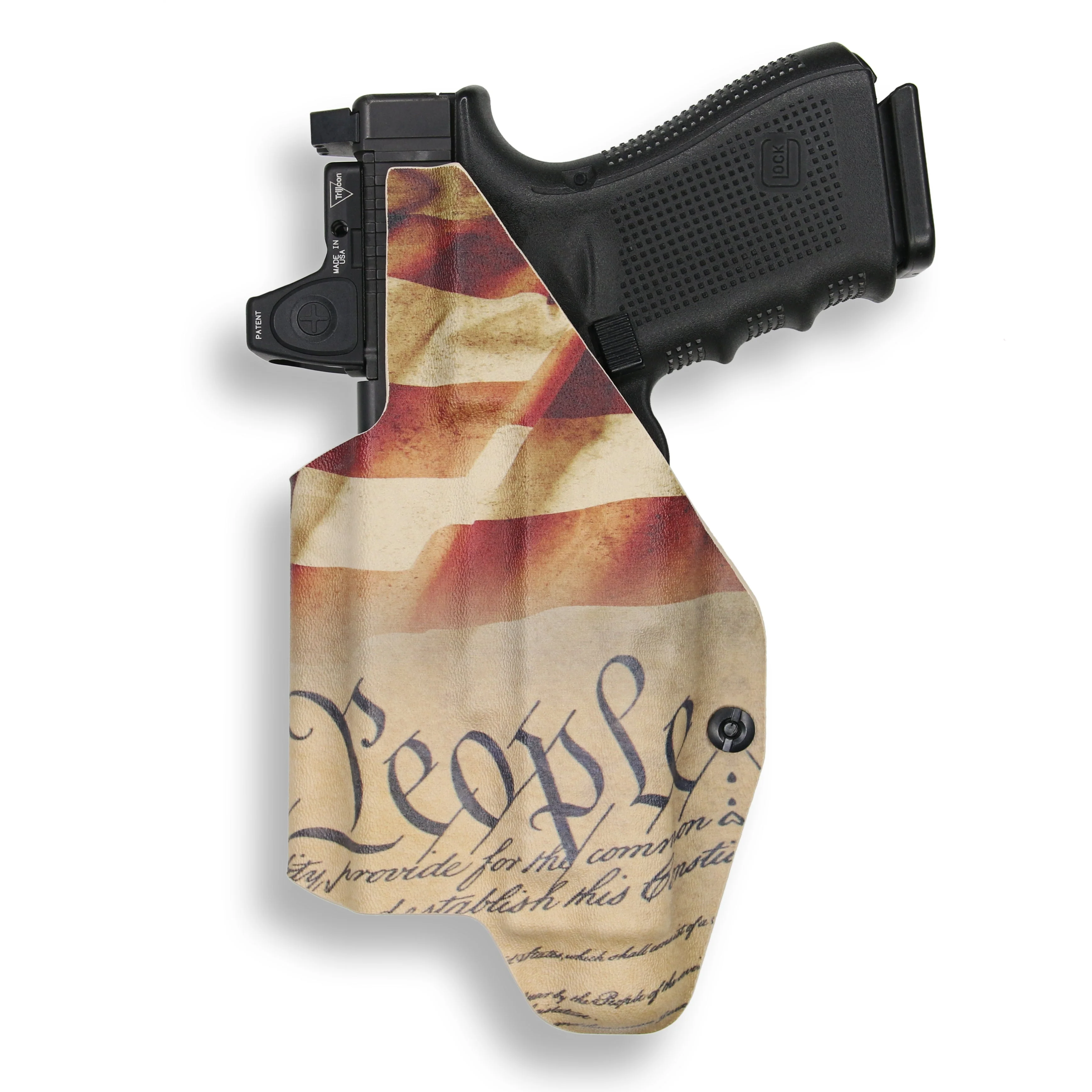 Glock 44 with Streamlight TLR-1/1S/HL Light Red Dot Optic Cut IWB Holster - Image 12
