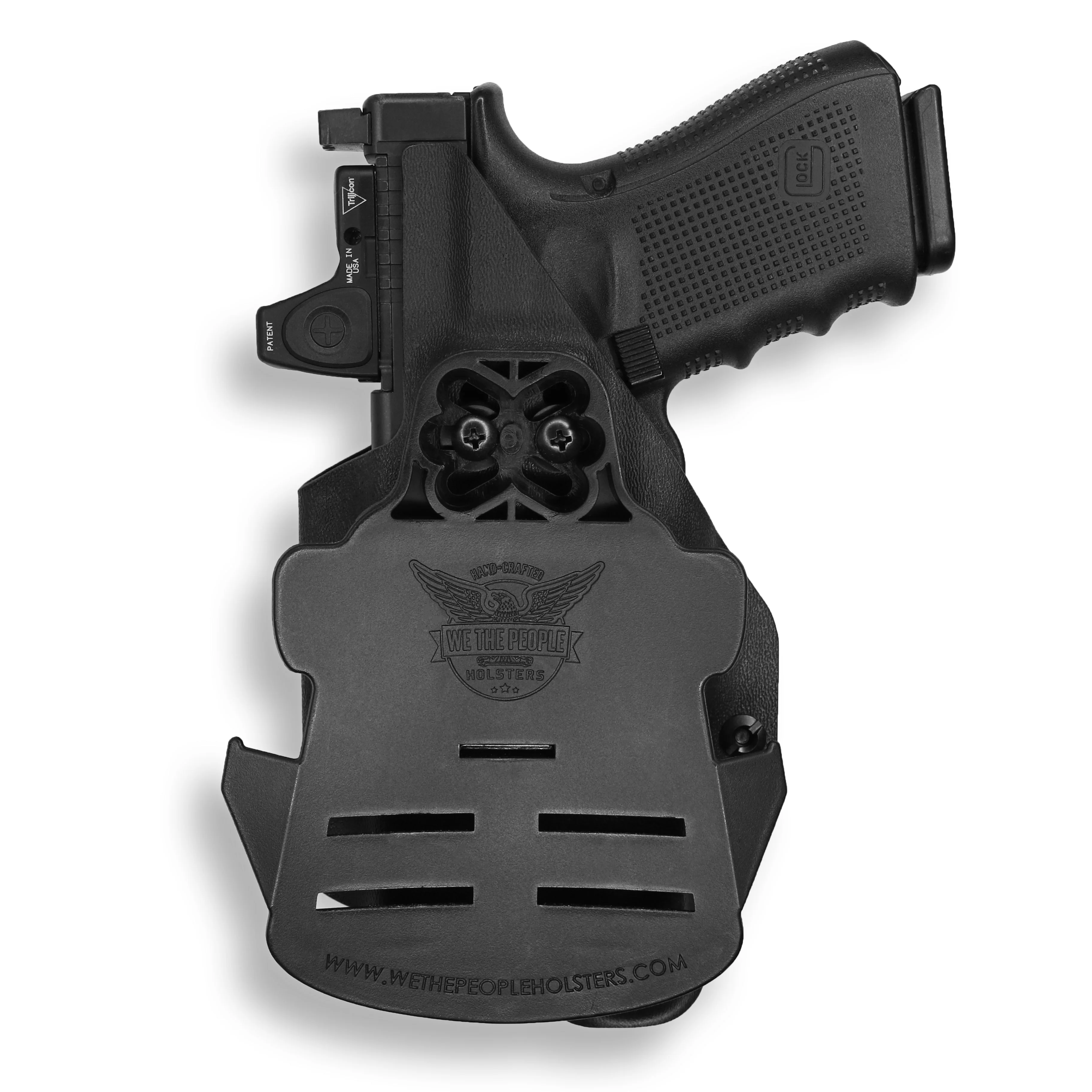 Glock 44 with Streamlight TLR-1/1S/HL Light Red Dot Optic Cut OWB Holster - Image 2