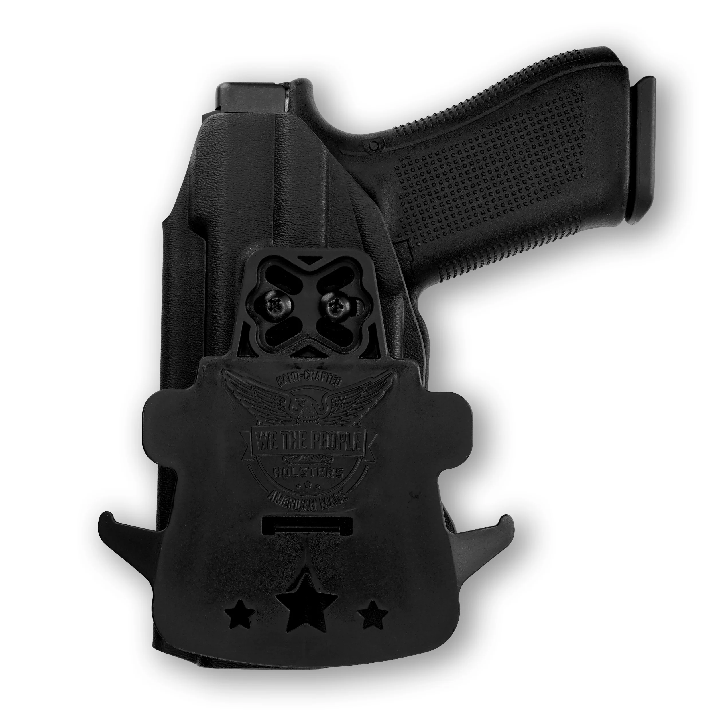 Glock 19/19X Gen 6 with Crimson Trace CMR-201 Rail Master Universal Laser OWB Holster - Image 2