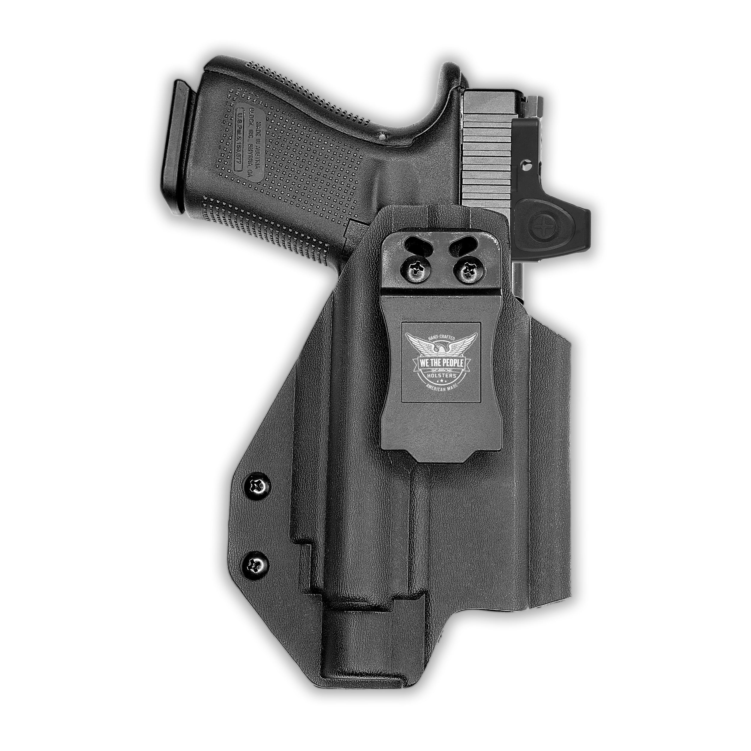 Glock 19 MOS with Olight Baldr Pro Light Red Dot Optic Cut IWB Holster