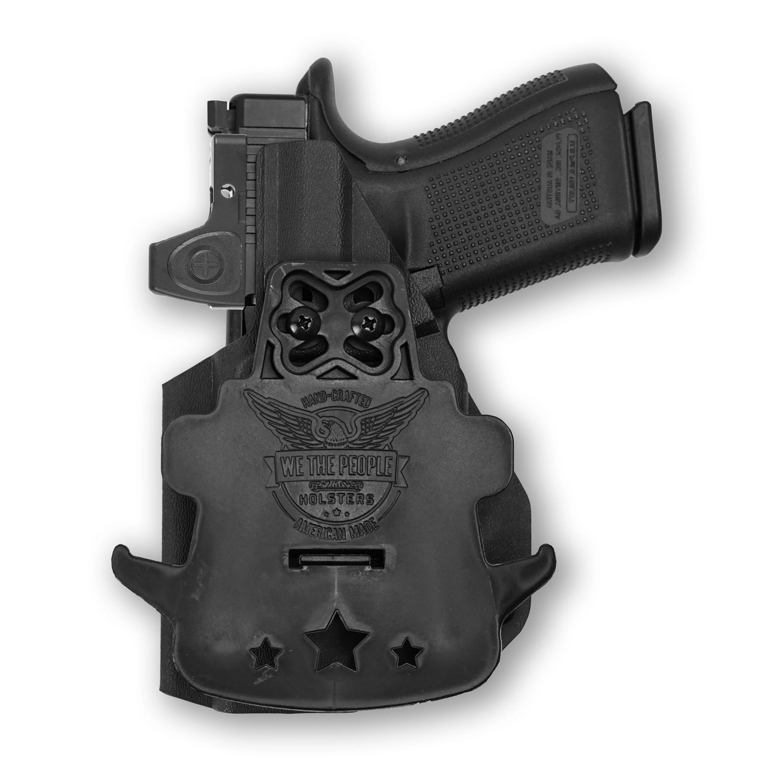 Glock 45 MOS with Olight Baldr RL Mini Light Red Dot Optic Cut OWB Holster - Image 2