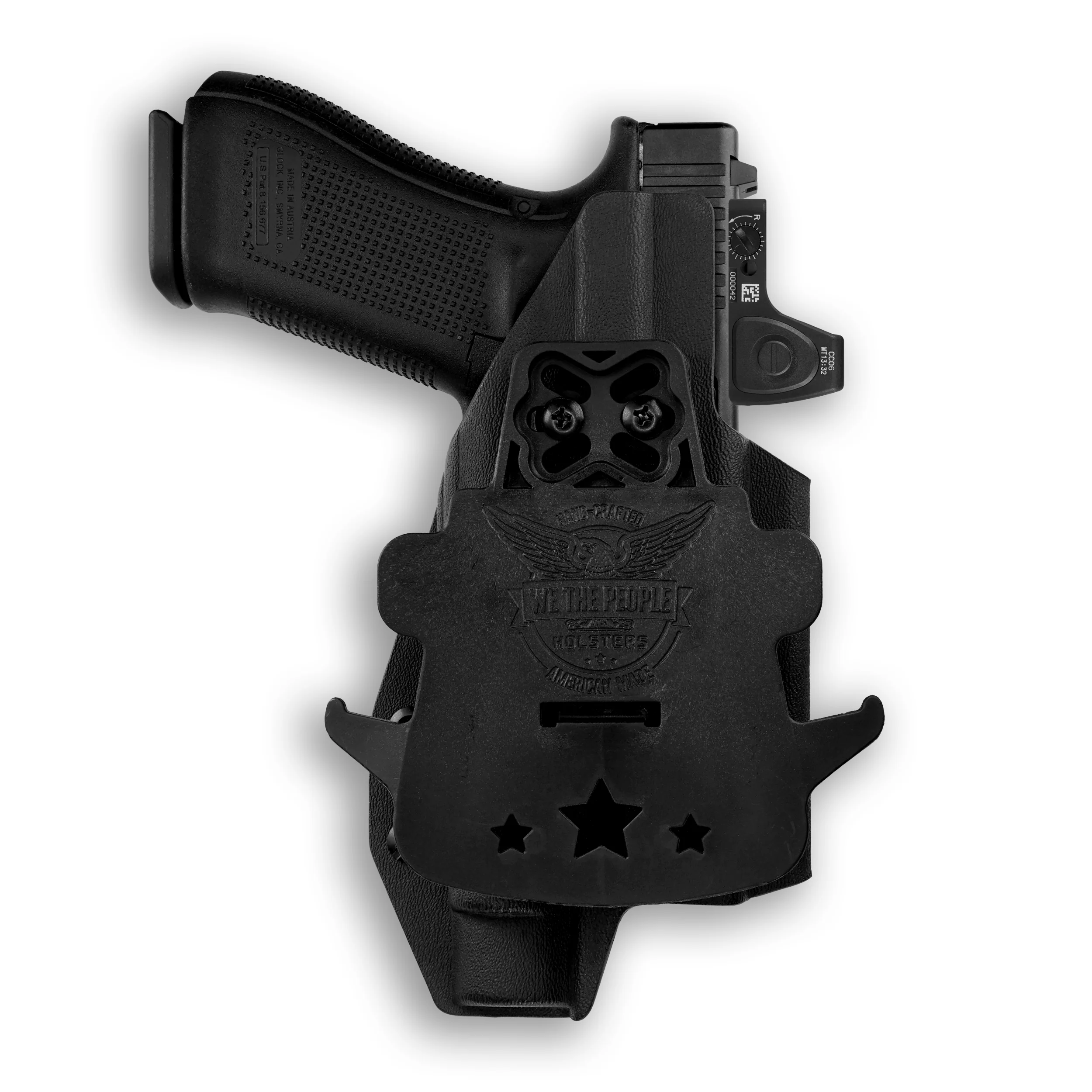 Glock 32 MOS with Olight PL-Pro Valkyrie Light Red Dot Optic Cut OWB Holster - Image 4