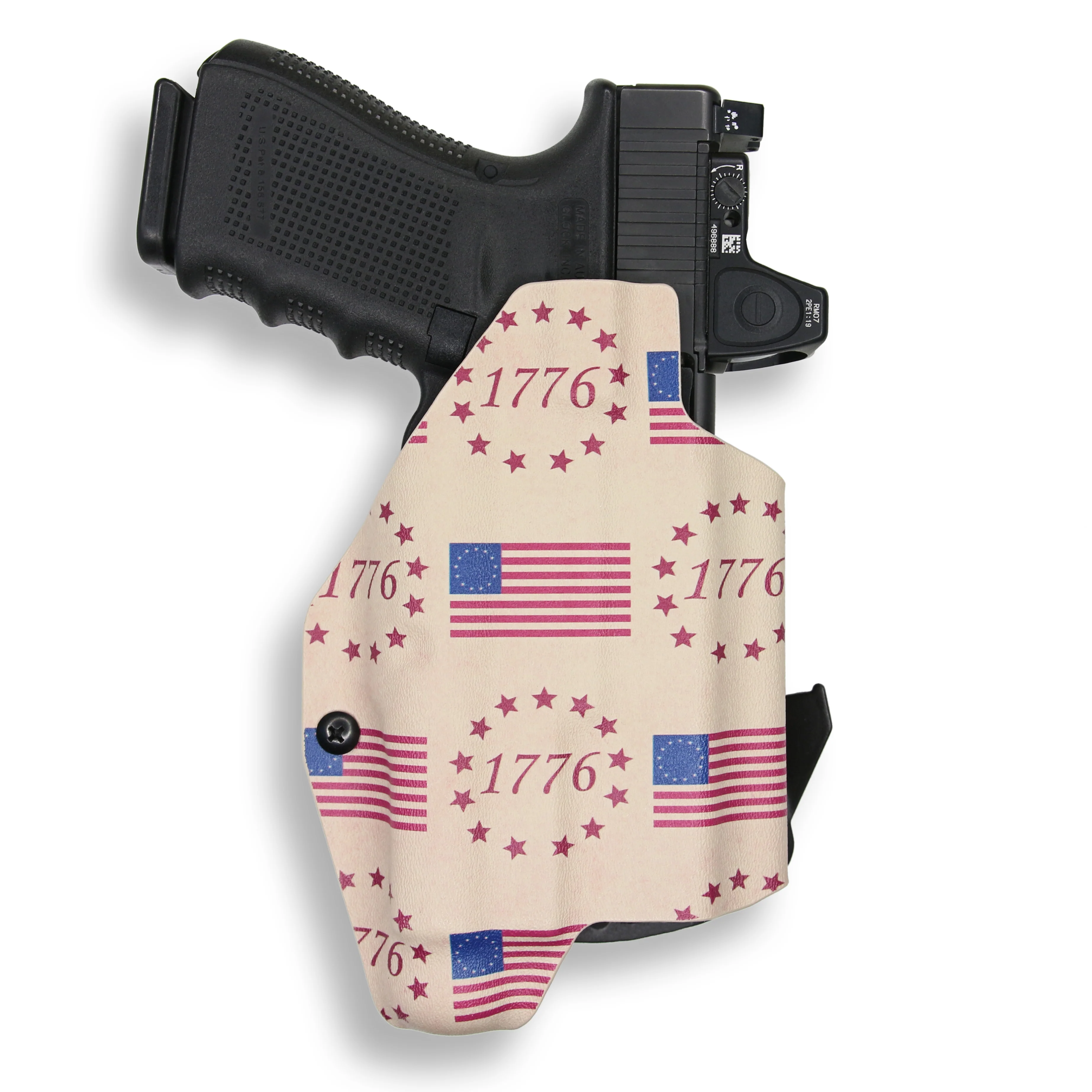 Glock 45 Gen 6 with Streamlight TLR-1/1S/HL Light Red Dot Optic Cut OWB Holster - Image 30