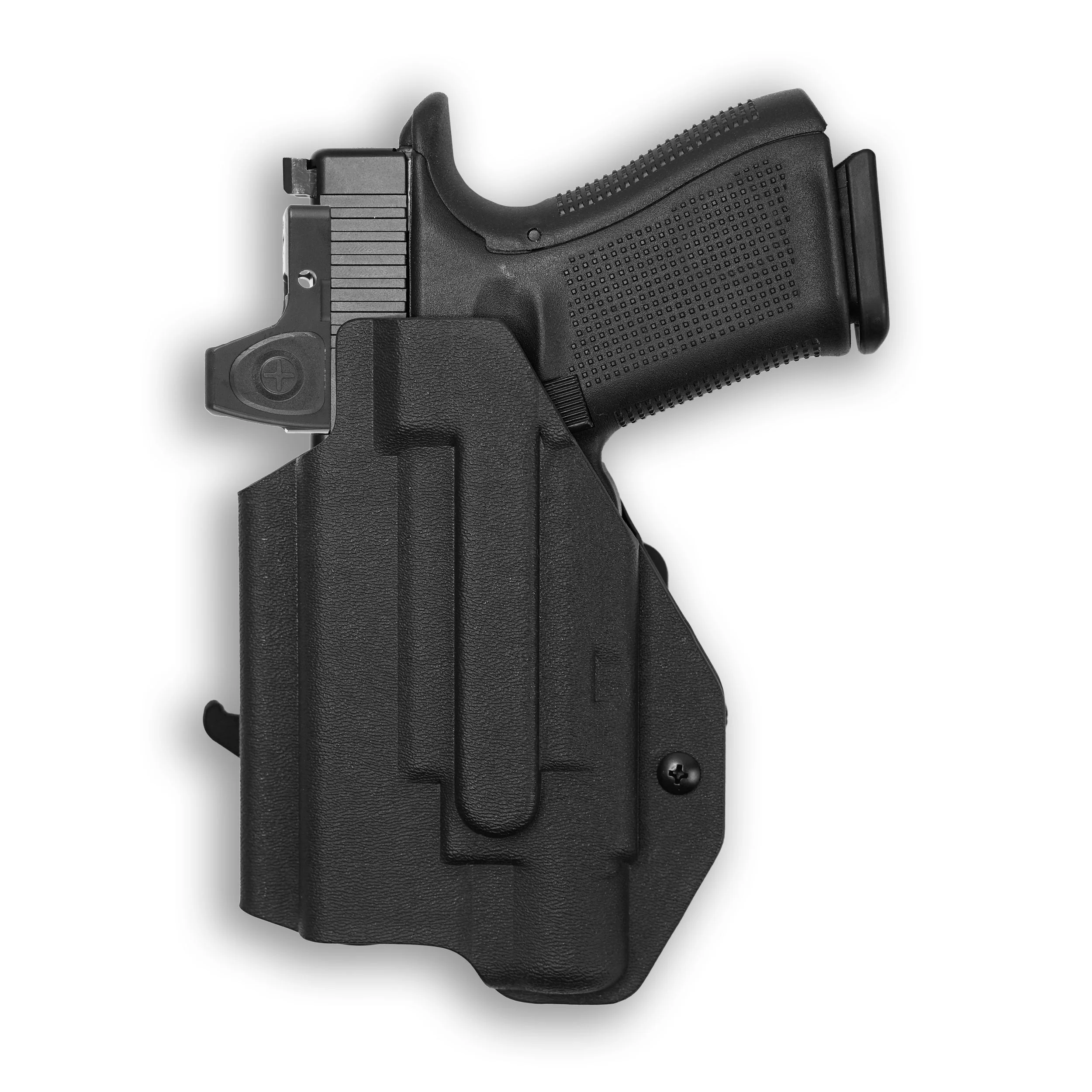 Glock 45 Gen 6 with Streamlight TLR-3 Light Red Dot Optic Cut OWB Holster - Image 3