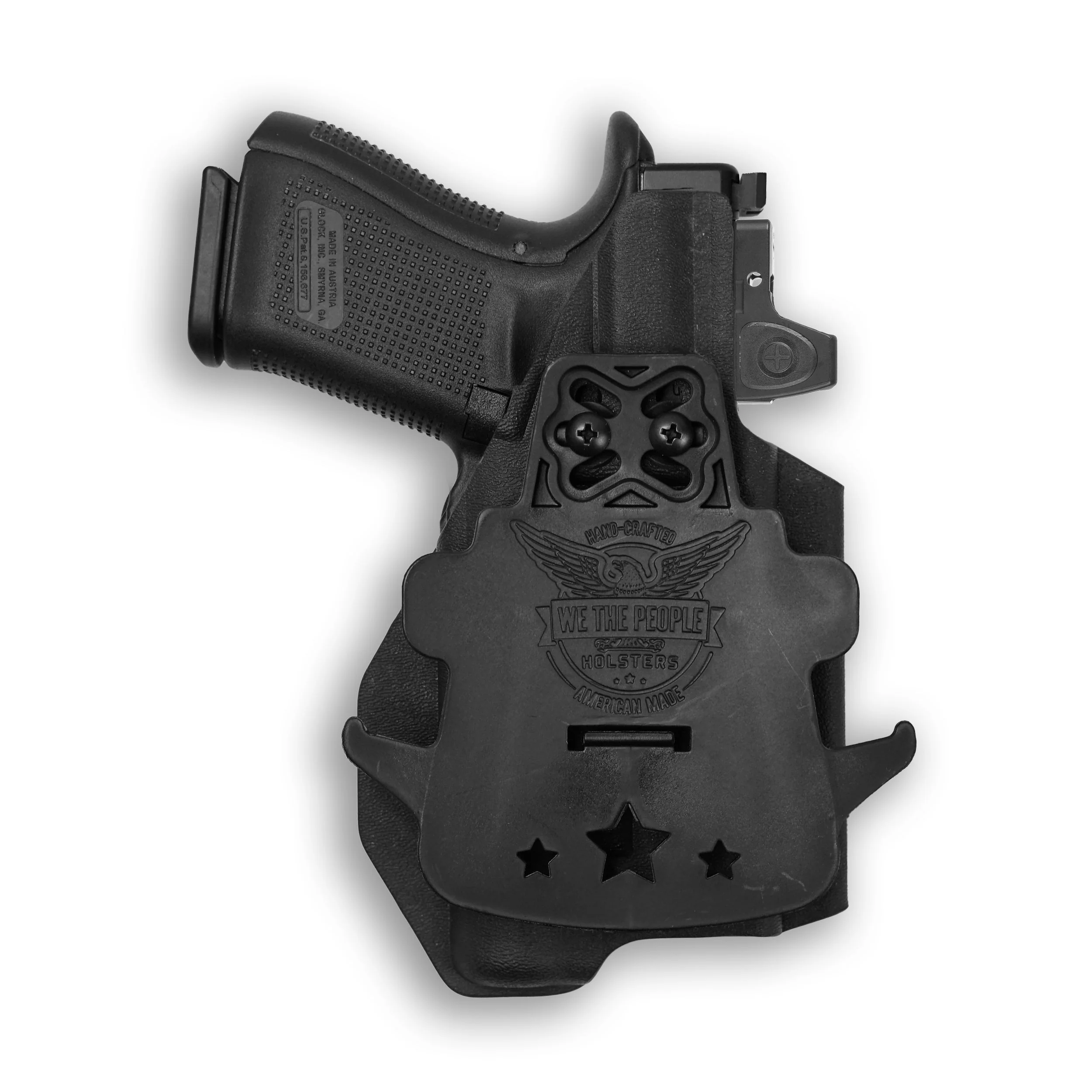 Glock 45 Gen 6 with Streamlight TLR-3 Light Red Dot Optic Cut OWB Holster - Image 4
