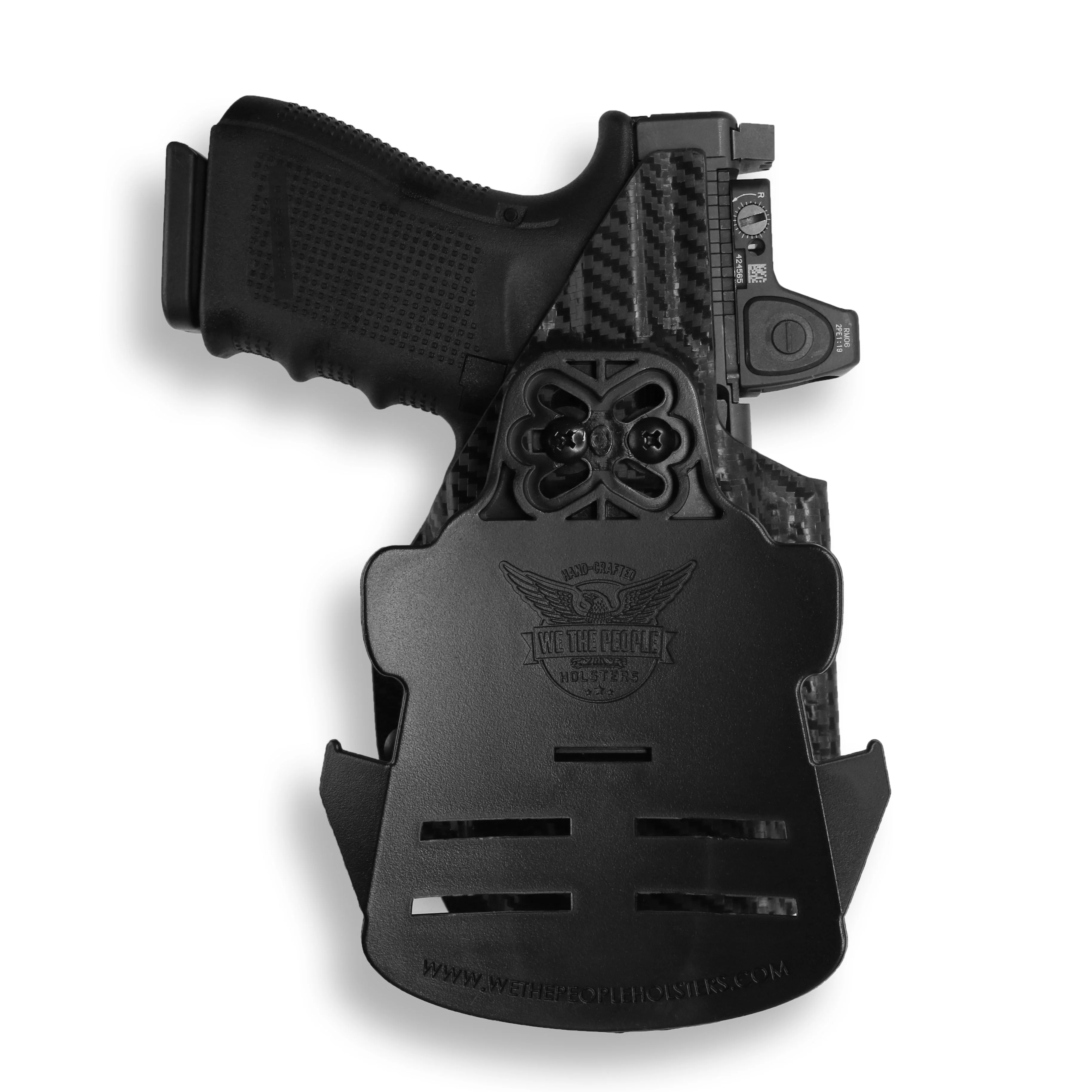 Glock 45 MOS with Streamlight TLR-7/7A/7X Light Red Dot Optic Cut OWB Holster - Image 8