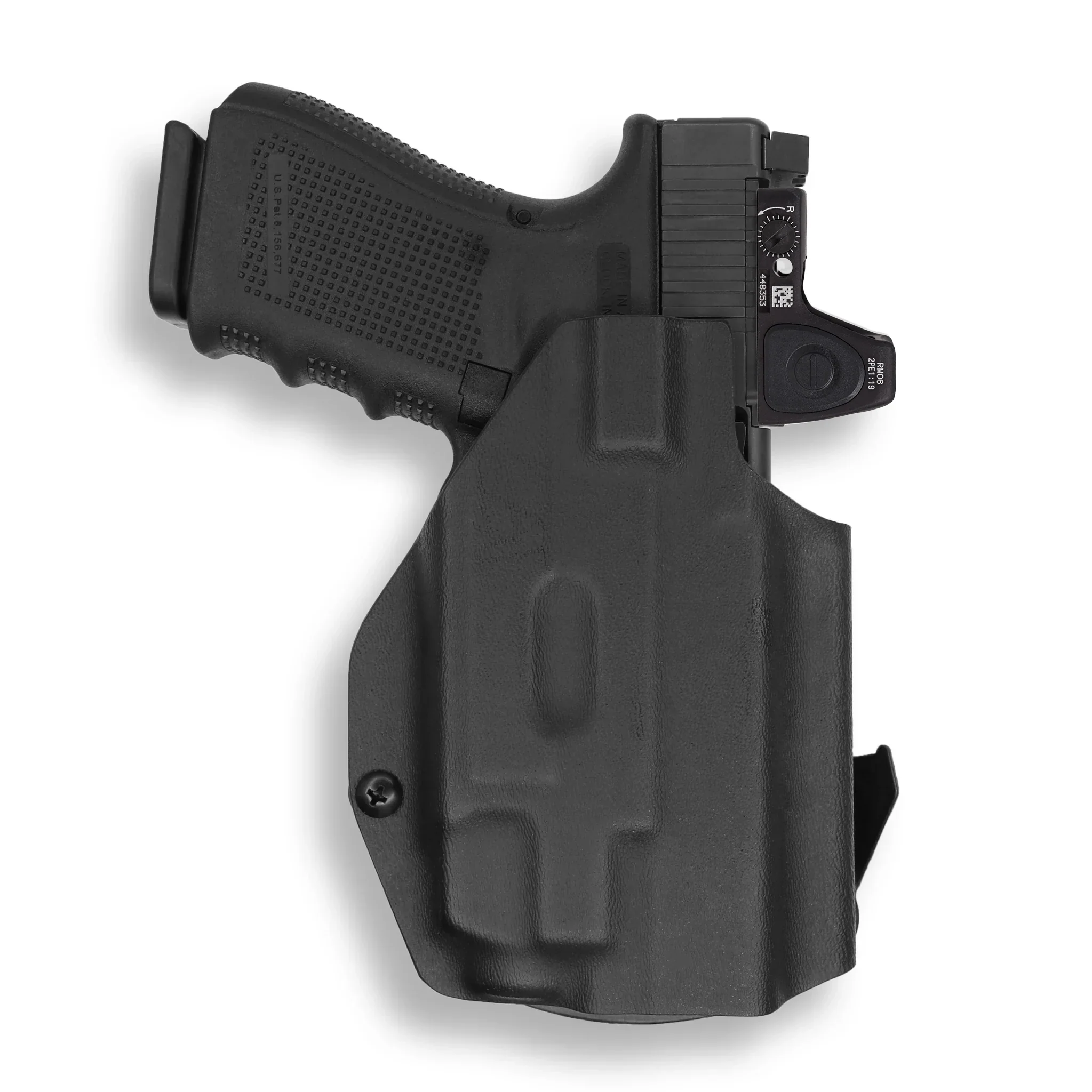 Glock 45 Gen 6 with Streamlight TLR-8/8A Light/Laser Red Dot Optic Cut OWB Holster