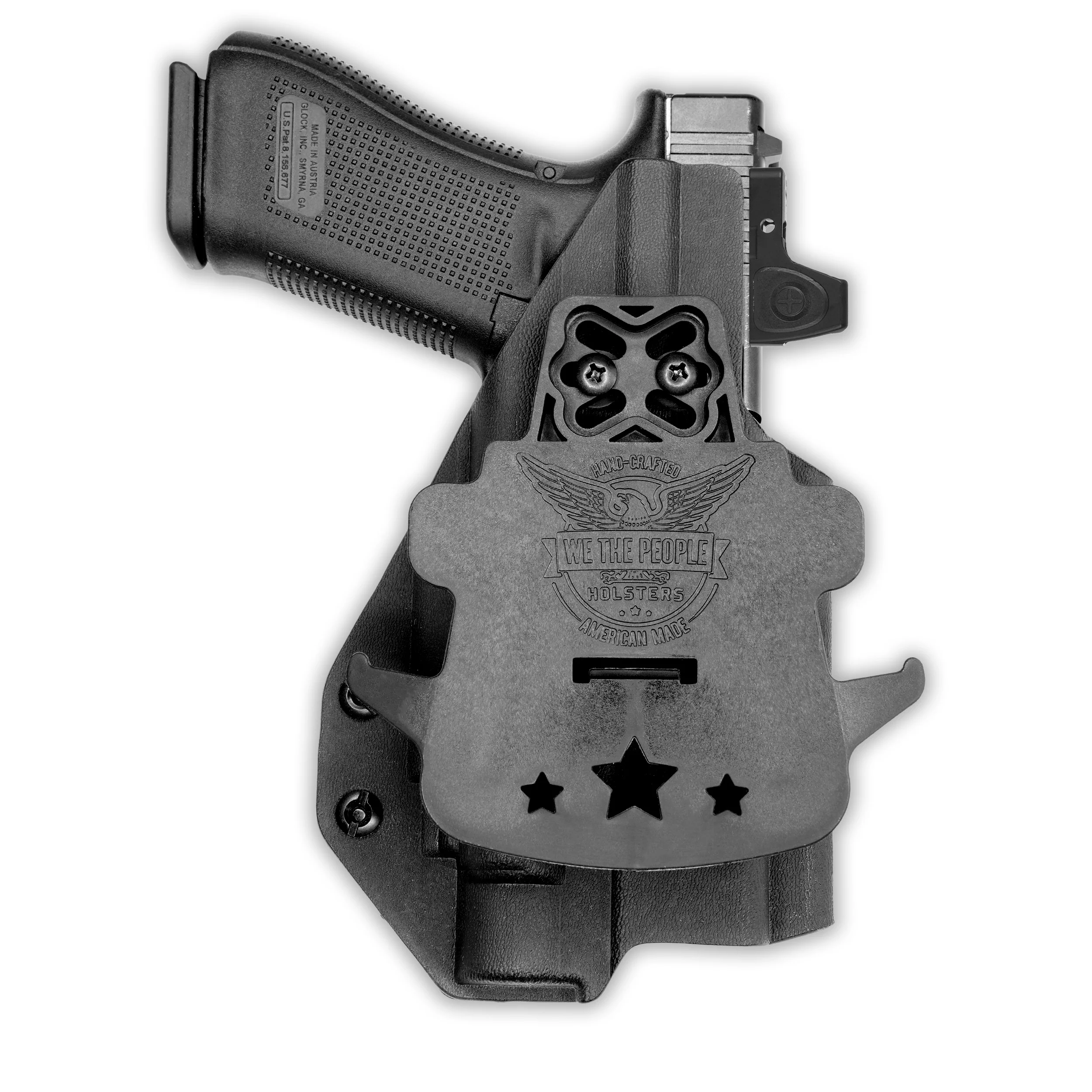 Glock 47 MOS with Olight Baldr Pro Light Red Dot Optic Cut OWB Holster - Image 4