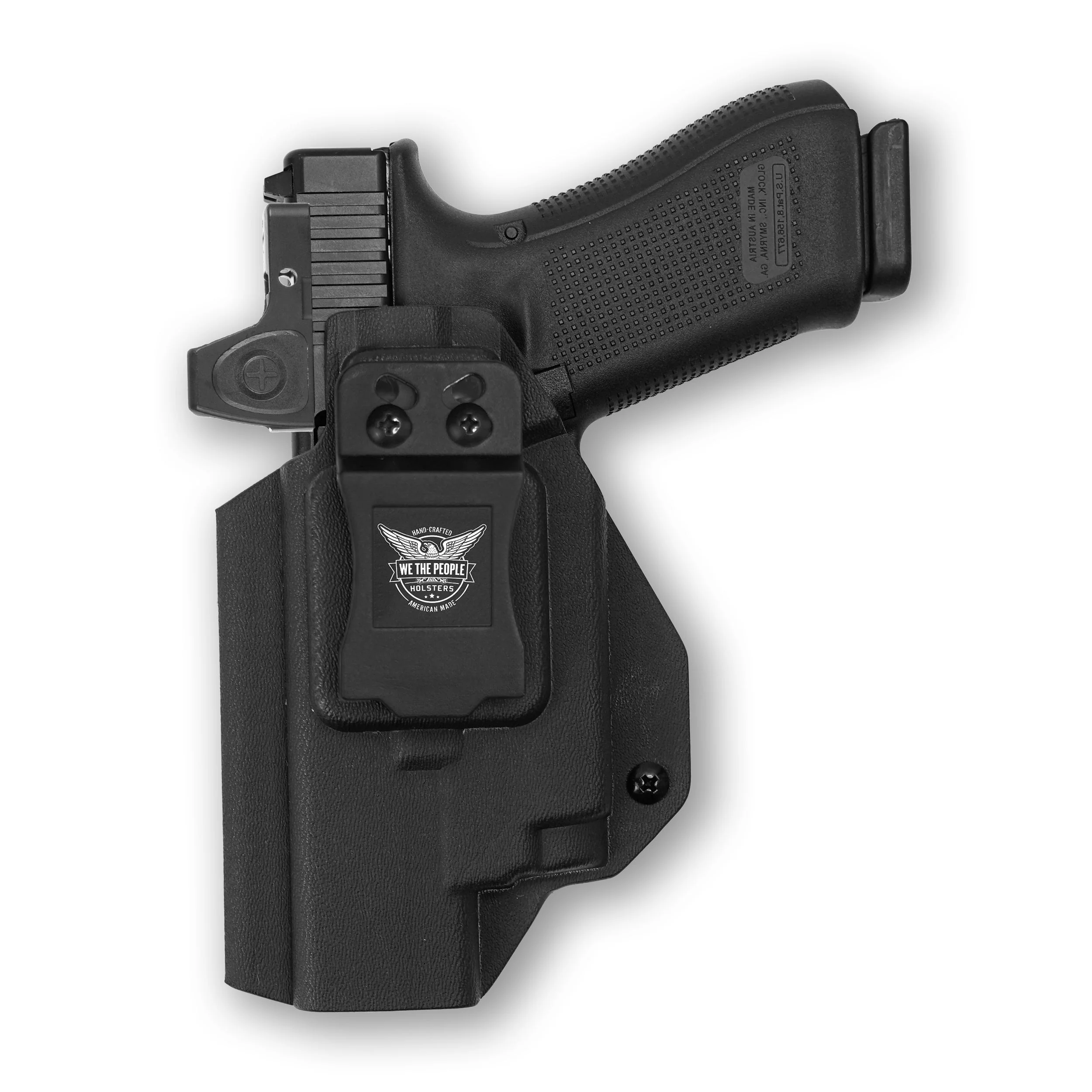 Glock 47 MOS with Olight Baldr RL Mini Light Red Dot Optic Cut IWB Holster - Image 3