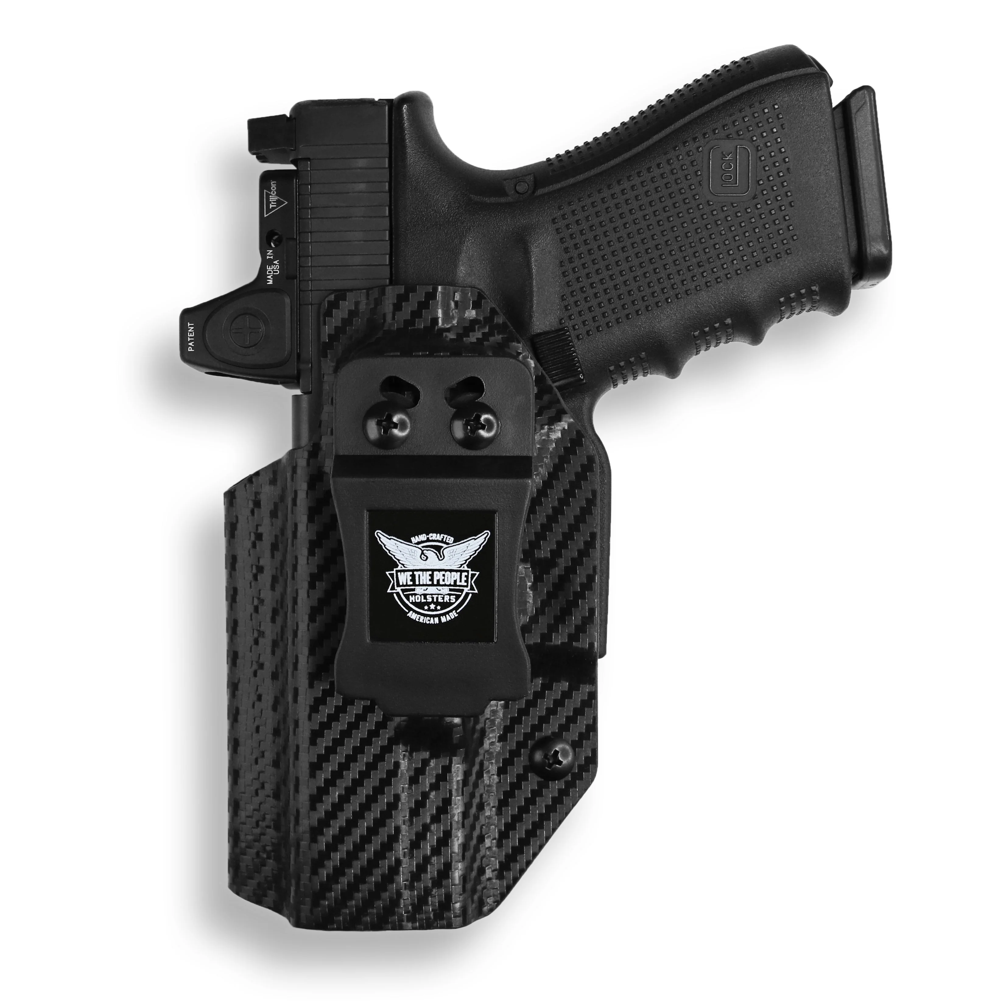 Glock 47 MOS with Olight Baldr RL Mini Light Red Dot Optic Cut IWB Holster - Image 7