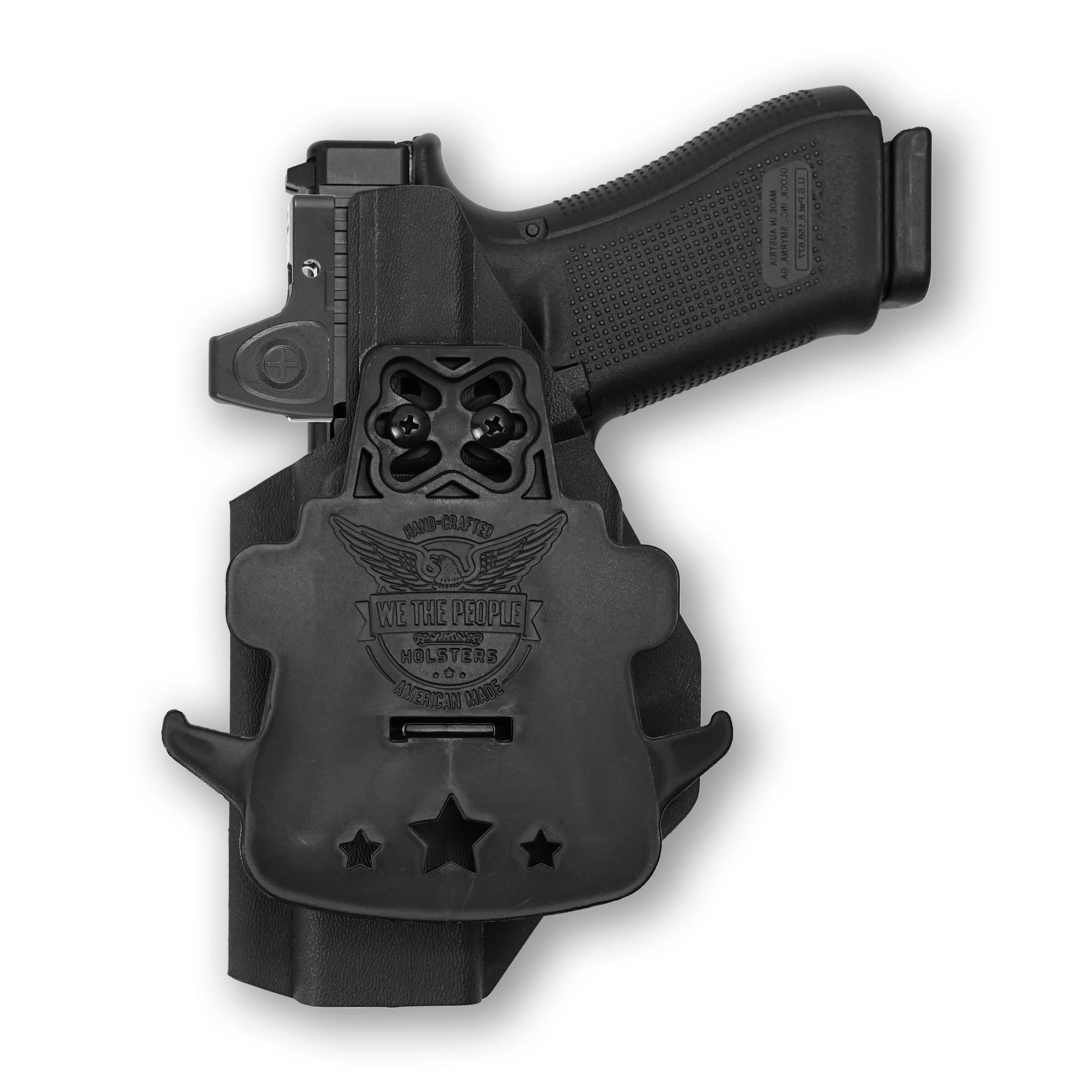 Glock 47 MOS with Olight Baldr RL Mini Light Red Dot Optic Cut OWB Holster - Image 2