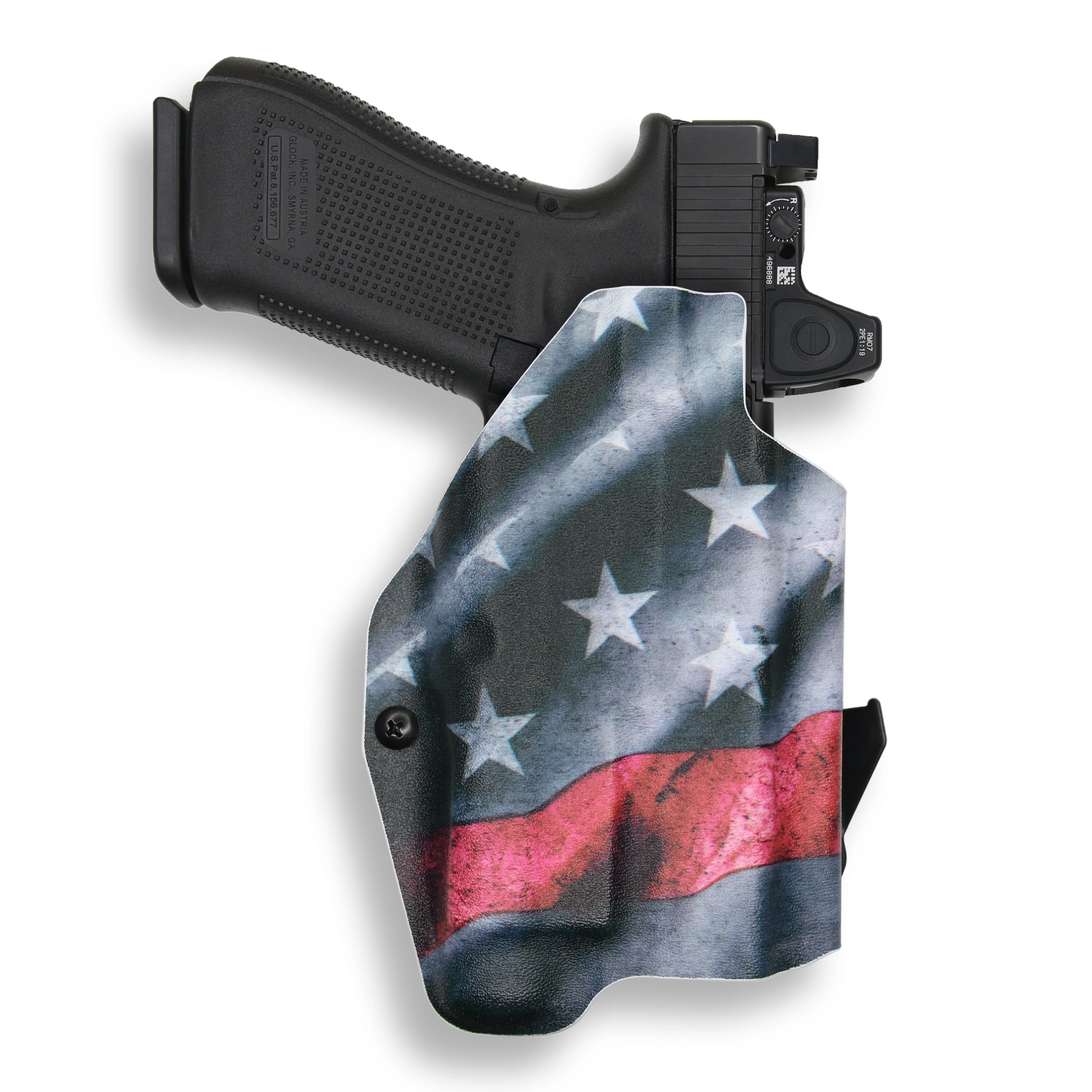 Glock 47 MOS with Streamlight TLR-1/1S/HL Light Red Dot Optic Cut OWB Holster - Image 15