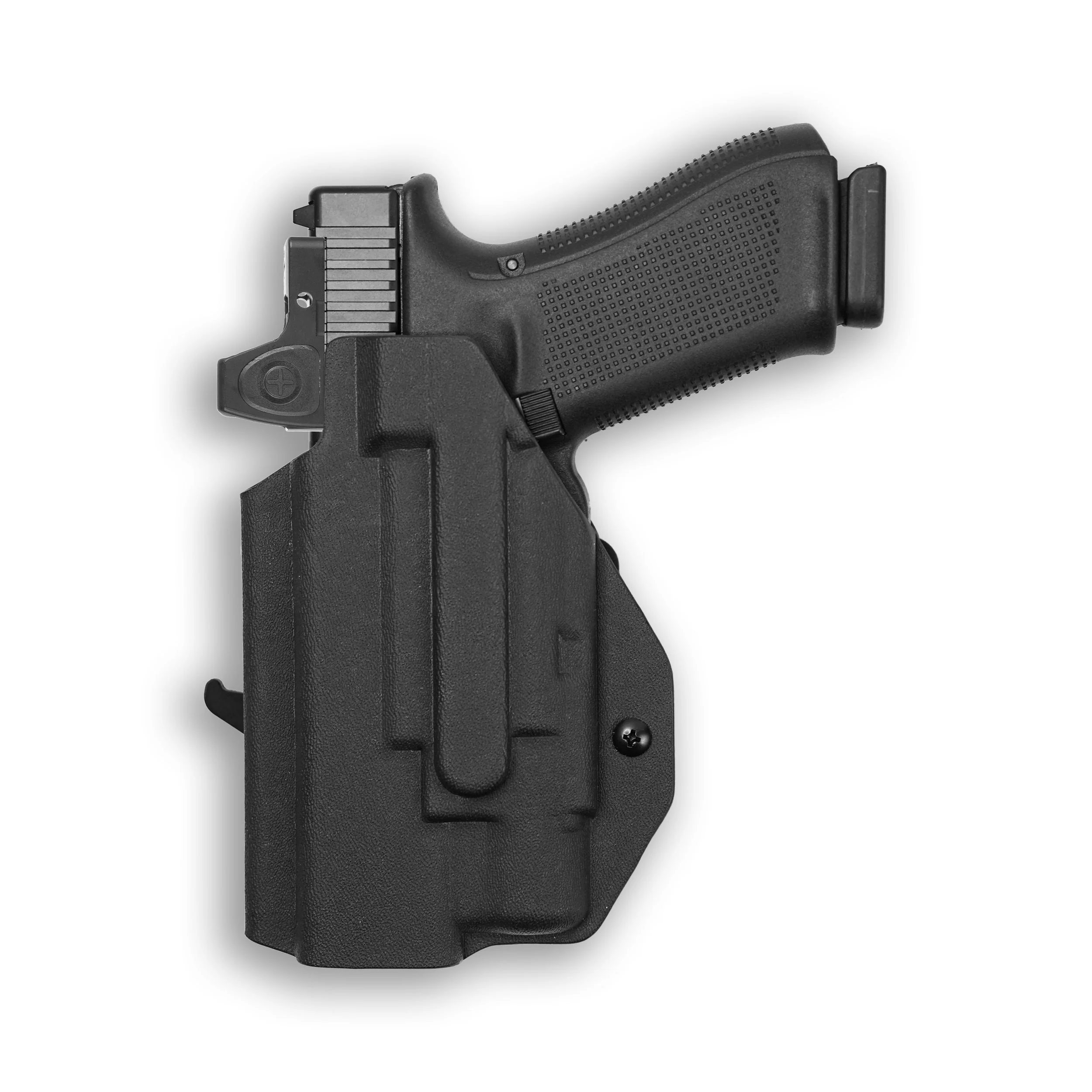 Glock 47 MOS with Streamlight TLR-3 Light Red Dot Optic Cut OWB Holster - Image 3