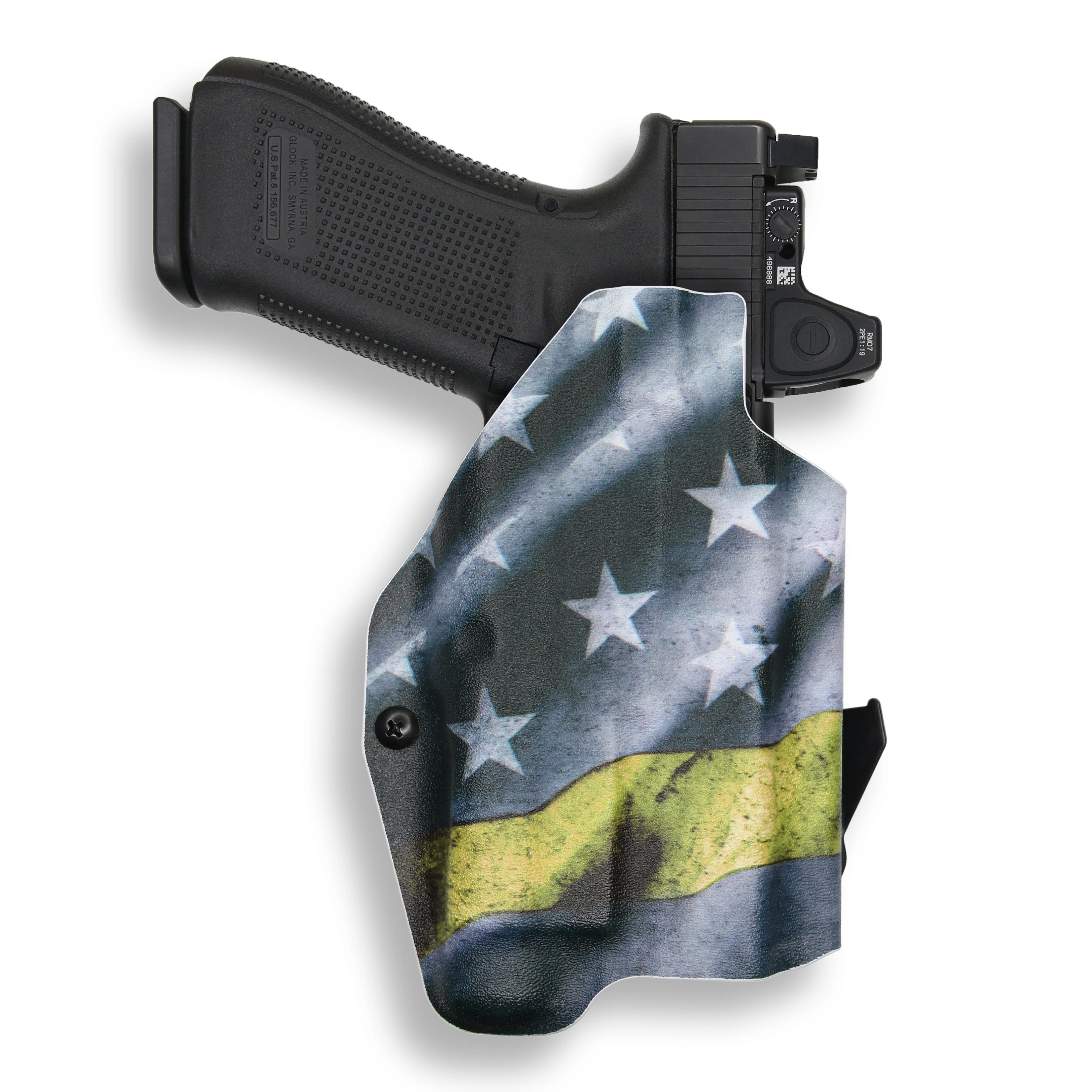 Glock 49 MOS with Streamlight TLR-1/1S/HL Light Red Dot Optic Cut OWB Holster - Image 17