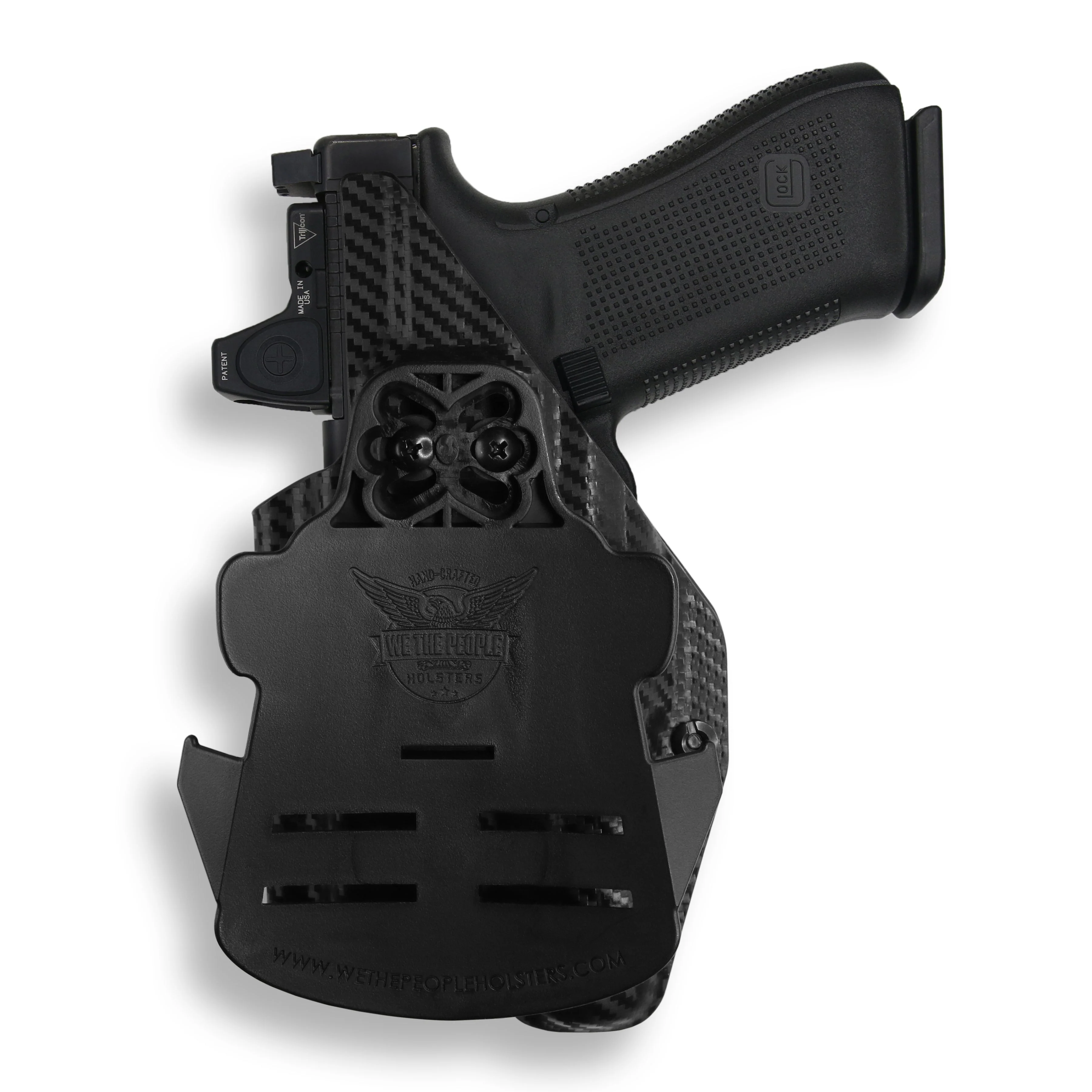 Glock 49 MOS with Streamlight TLR-1/1S/HL Light Red Dot Optic Cut OWB Holster - Image 6