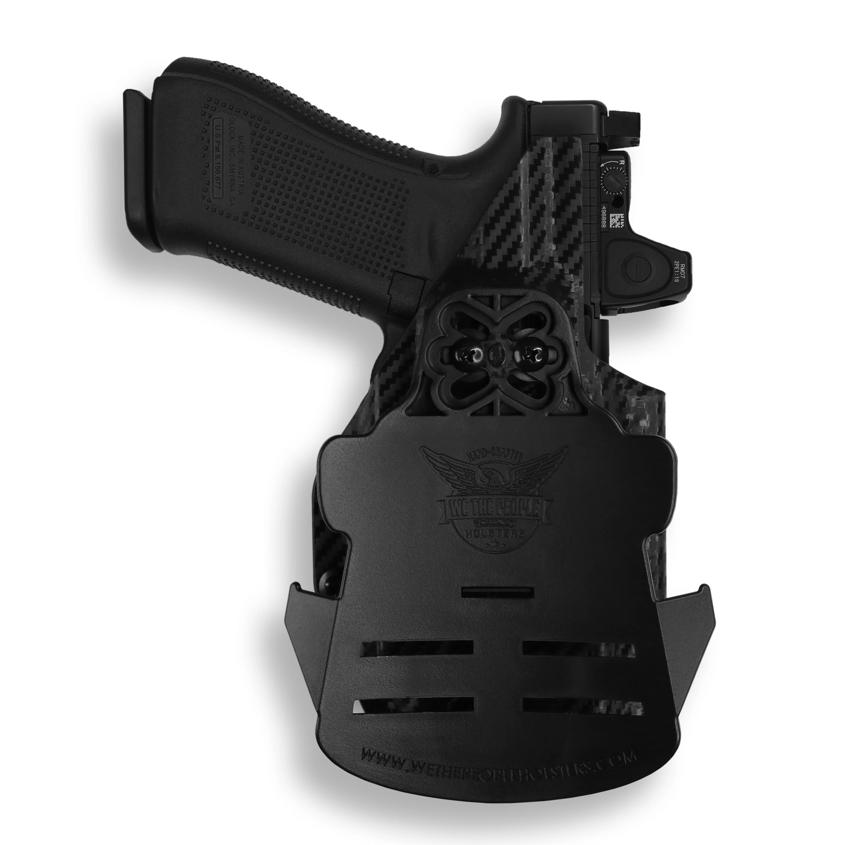 Glock 49 MOS with Streamlight TLR-8/8A Light/Laser Red Dot Optic Cut OWB Holster - Image 6