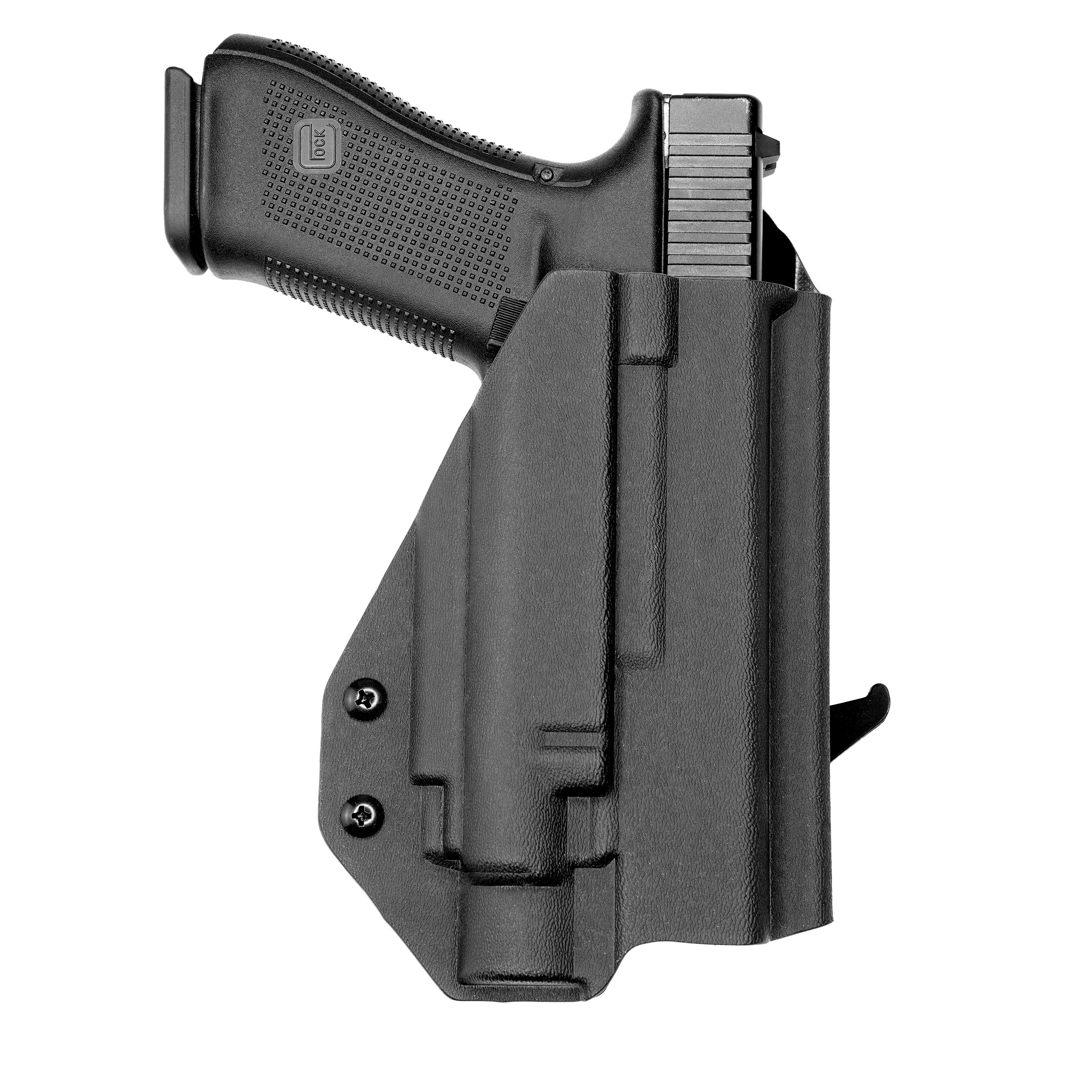 Glock 49 with Olight Baldr Pro Light OWB Holster