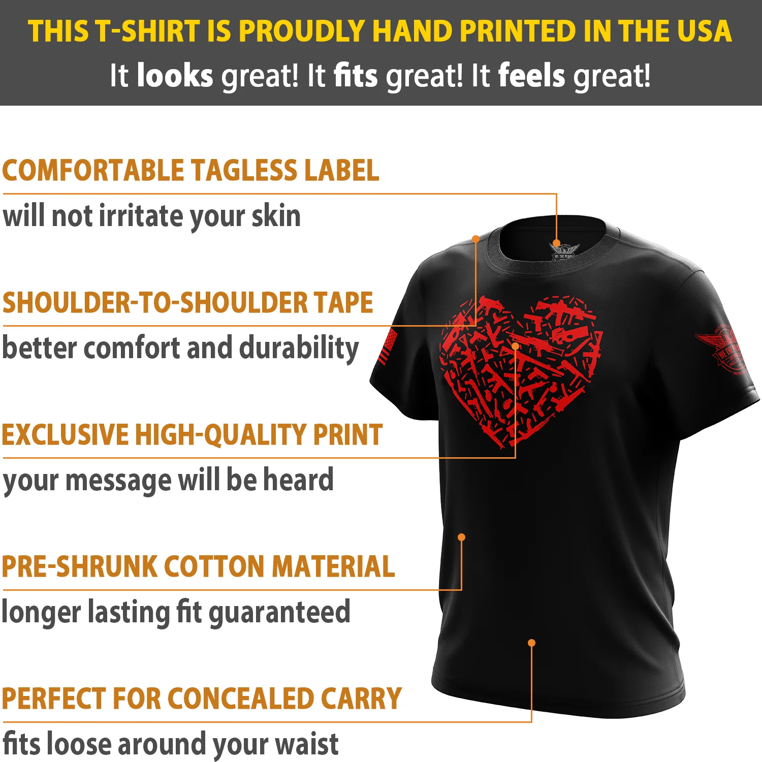 Gun Heart Short Sleeve Shirt - Image 6