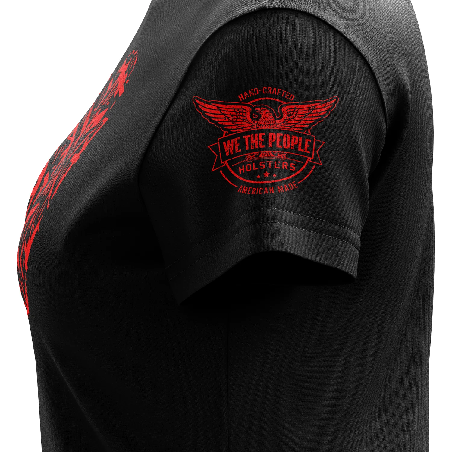 Gun Heart Women's Short Sleeve Shirt - Image 4