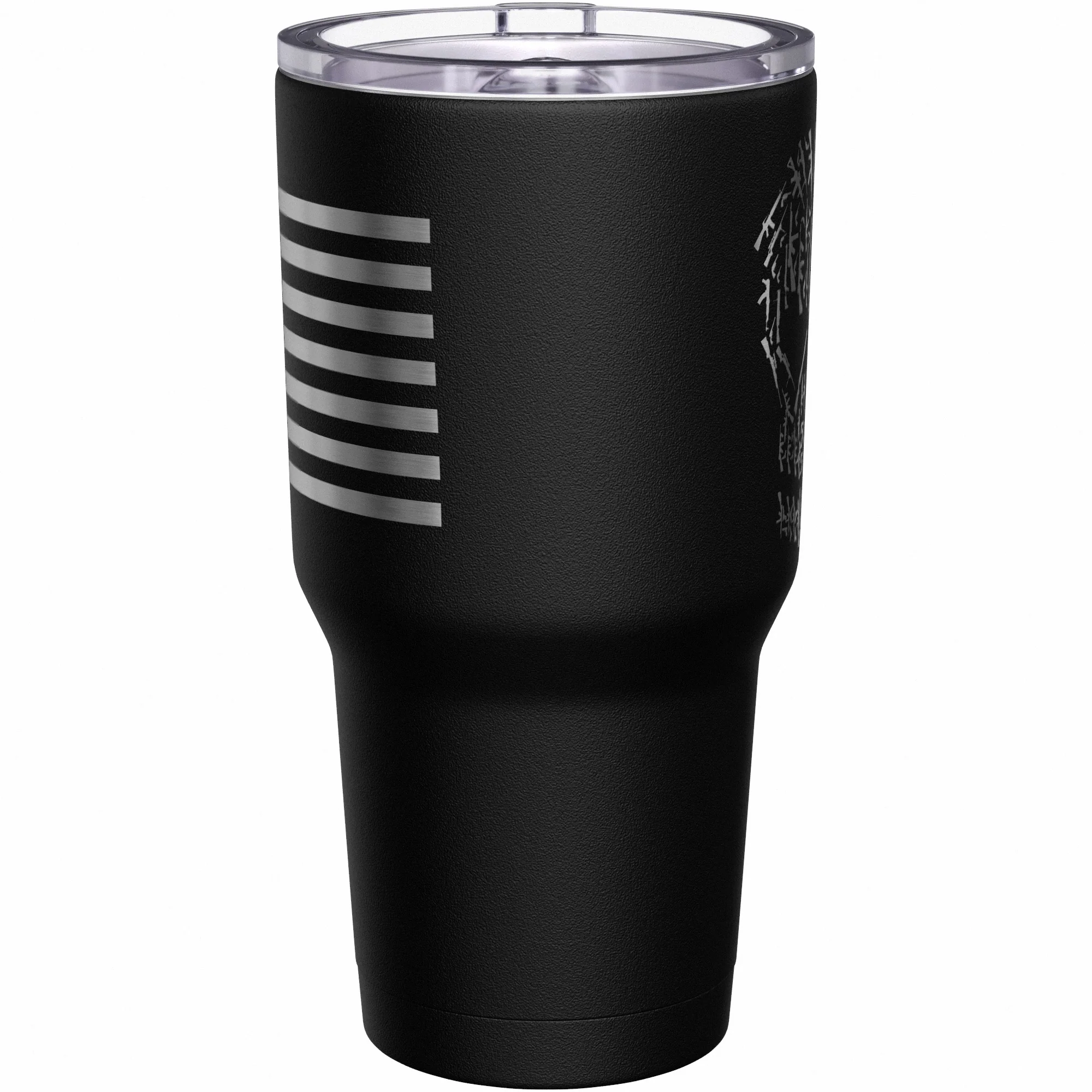 Gun Skull Stainless Steel Tumbler - Image 3