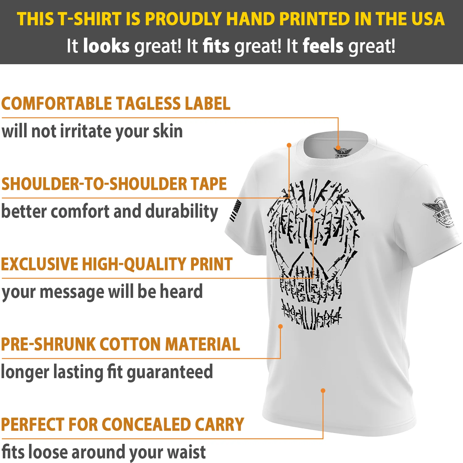 Gun Skull Short Sleeve Shirt - Image 12