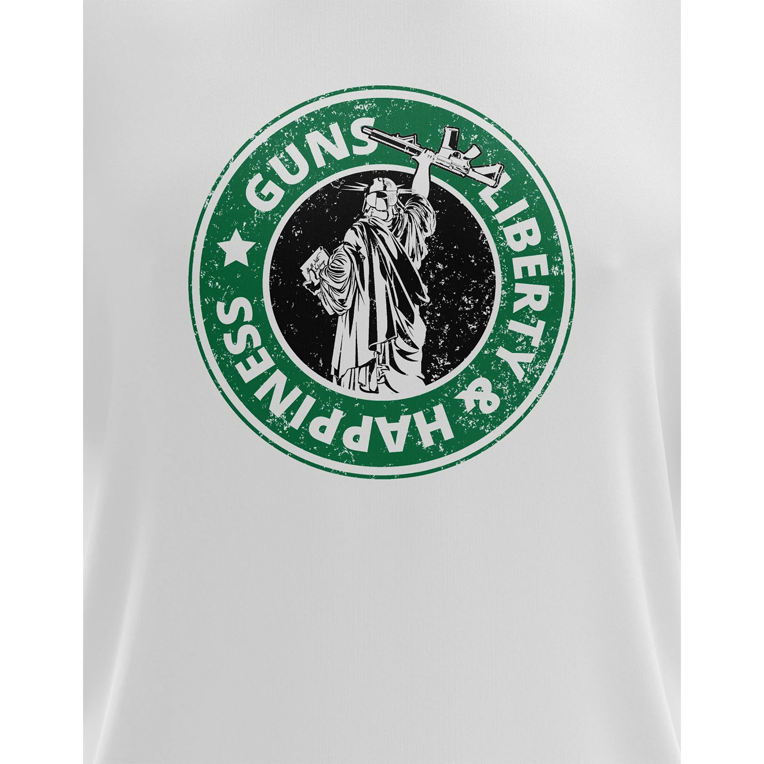 Guns - Liberty and Happiness Short Sleeve Shirt - Image 9