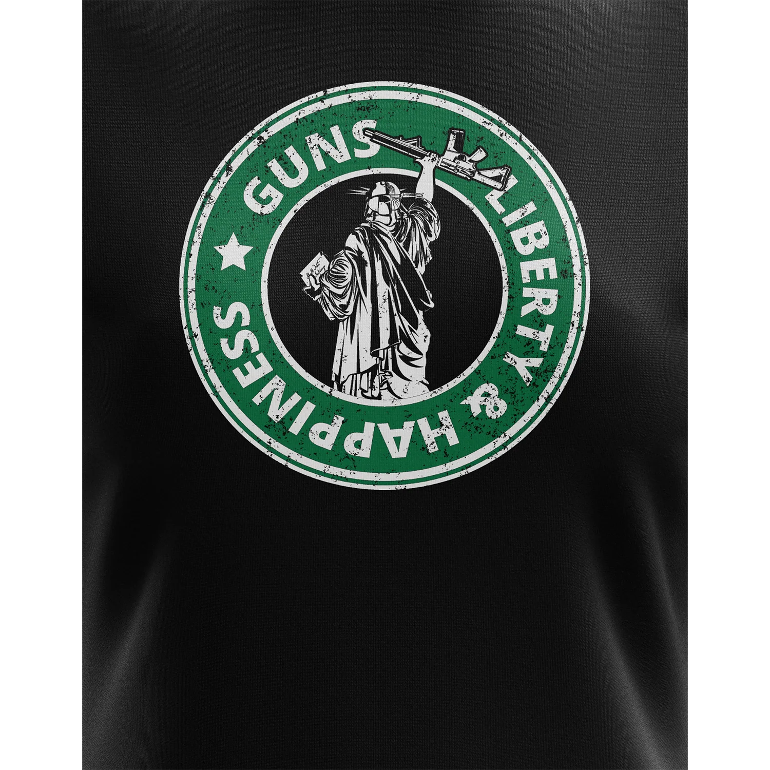 Guns - Liberty and Happiness Women's Short Sleeve Shirt - Image 3