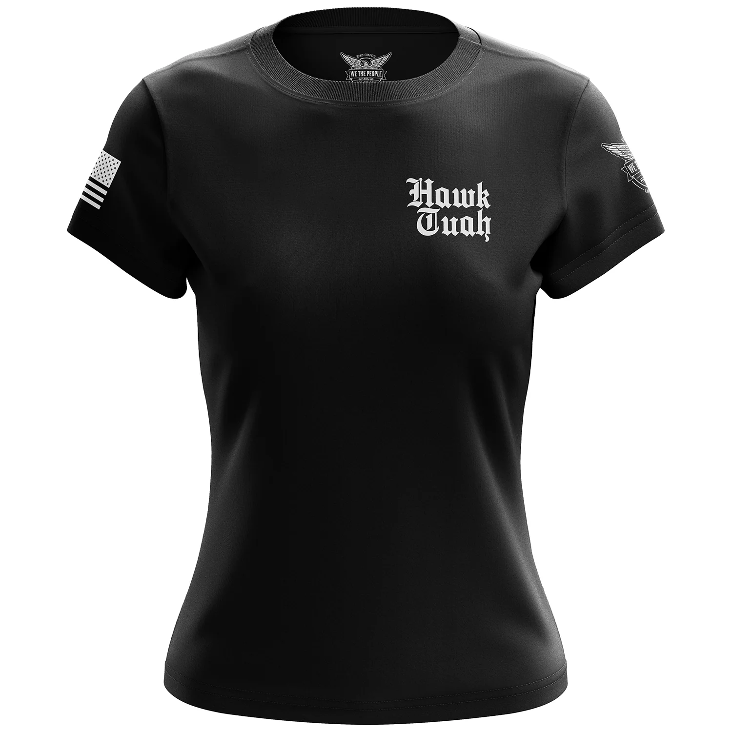 Hawk Tuah Women's Short Sleeve Shirt - Image 2