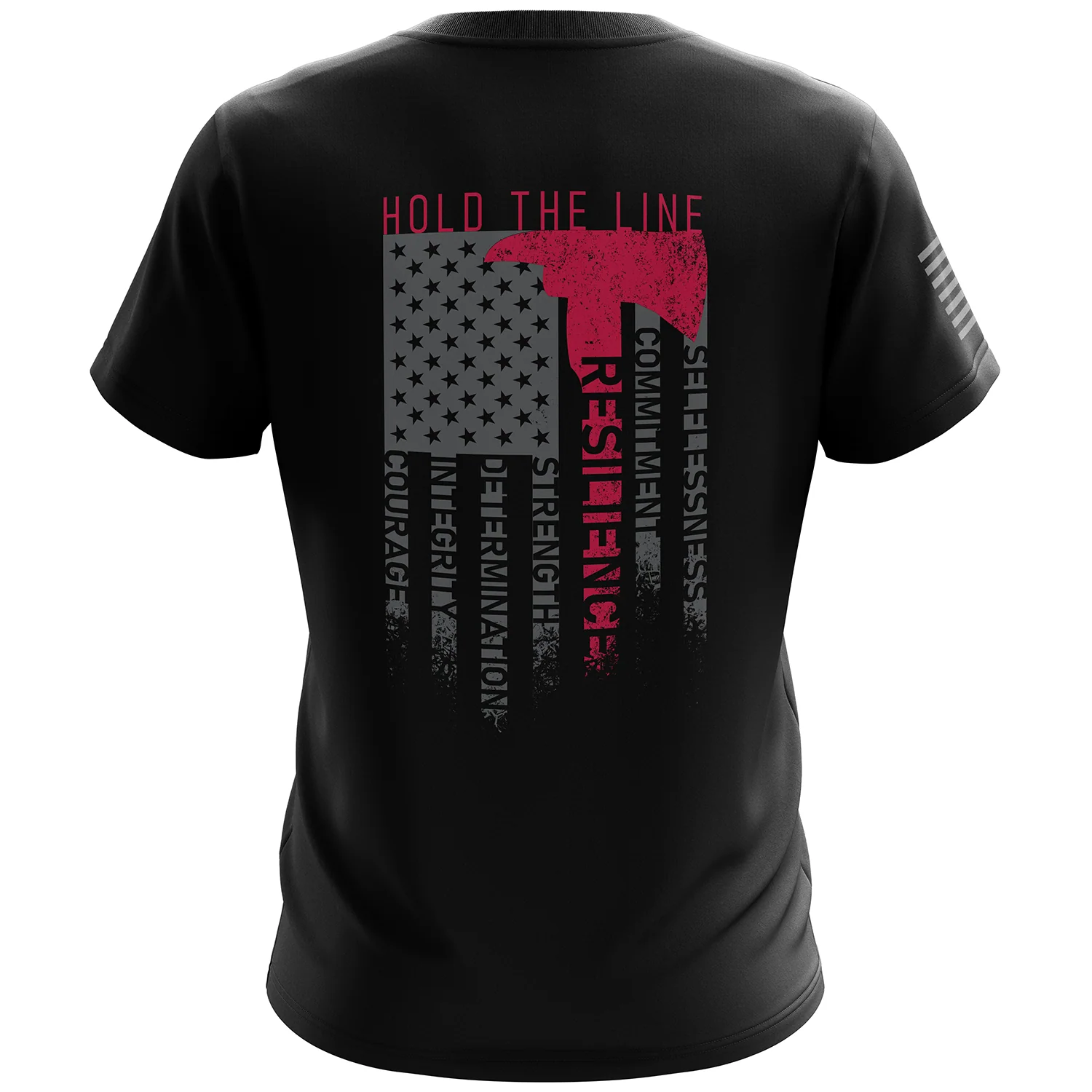 Hold The Line - Fire Rescue Short Sleeve Shirt - Image 3
