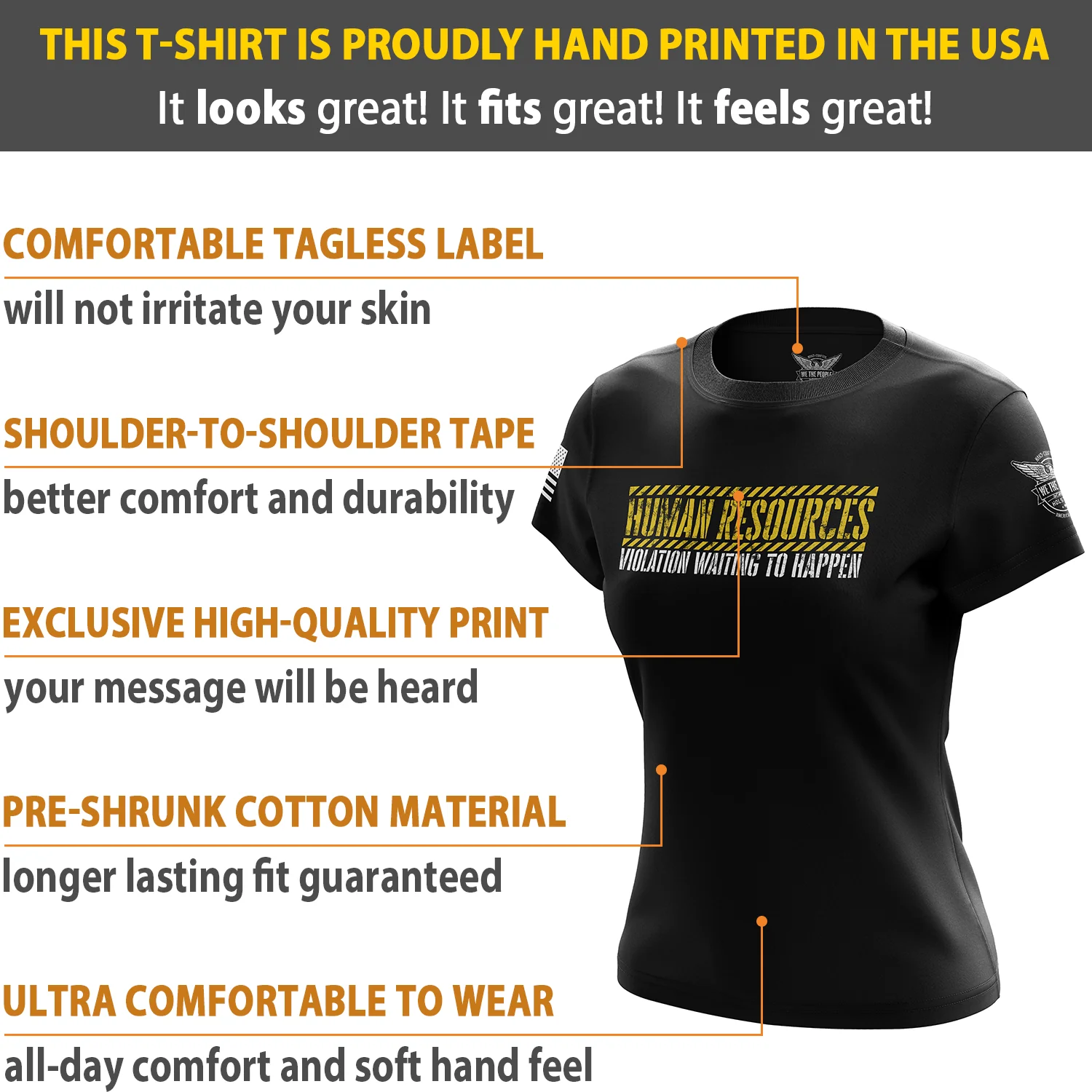 Human Resources Violation Women's Short Sleeve Shirt - Image 6
