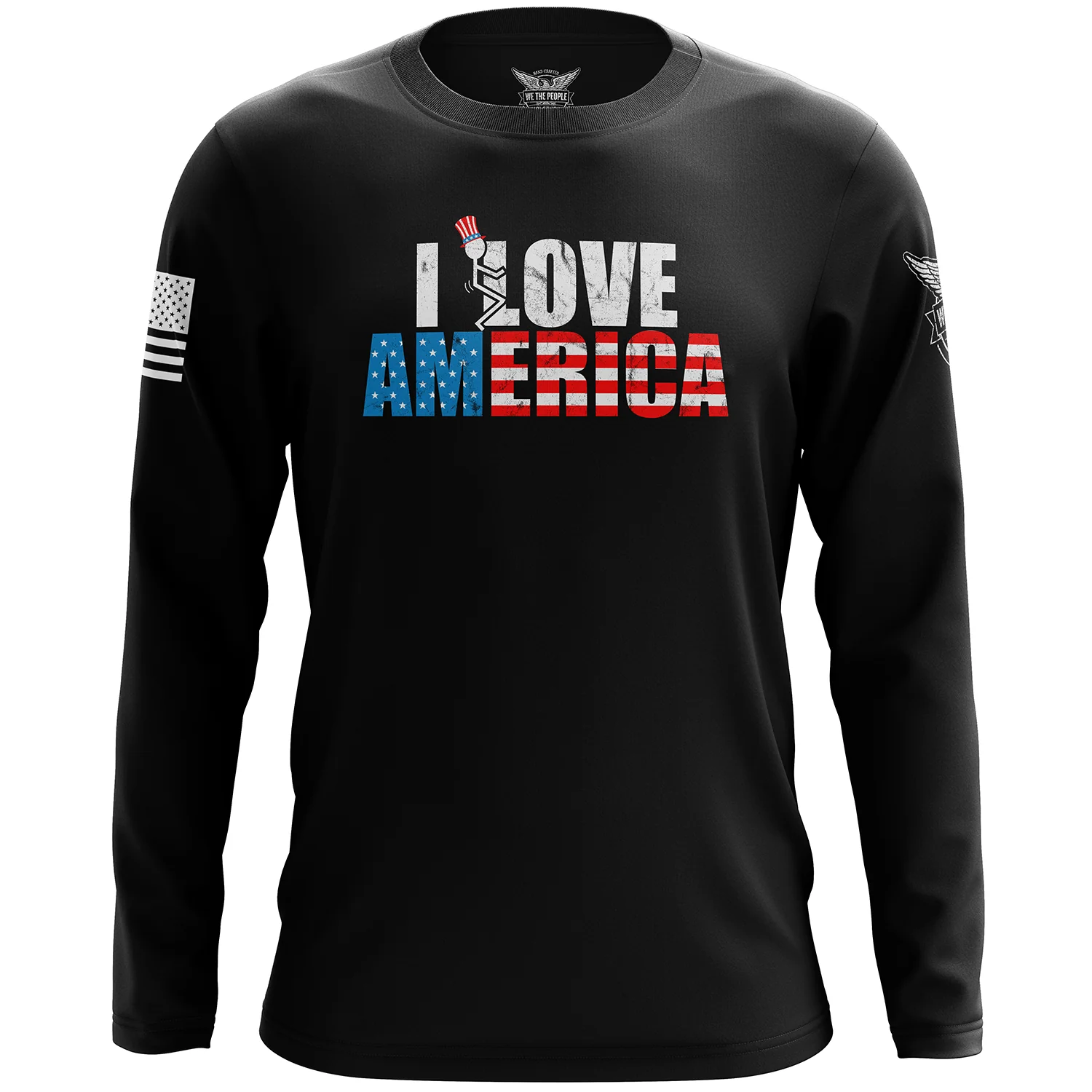 I F'n Love America Long Sleeve Shirt